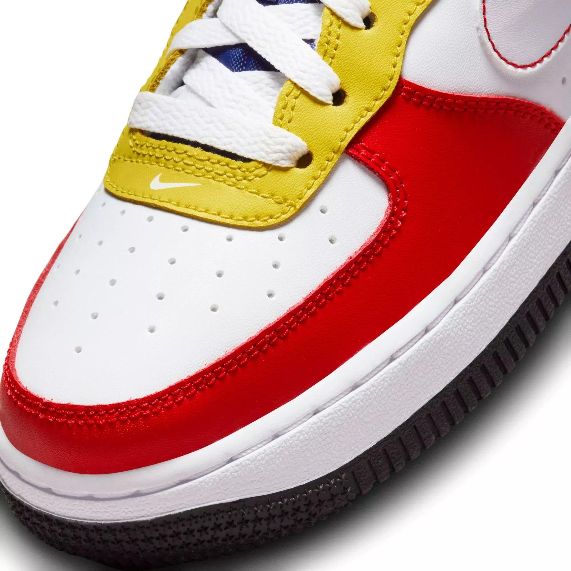 Nike Air Force 1 LV8 "University Red/White/Deep Royal Blue" Grade School Boys' Shoe - RED/WHITE/BLUE