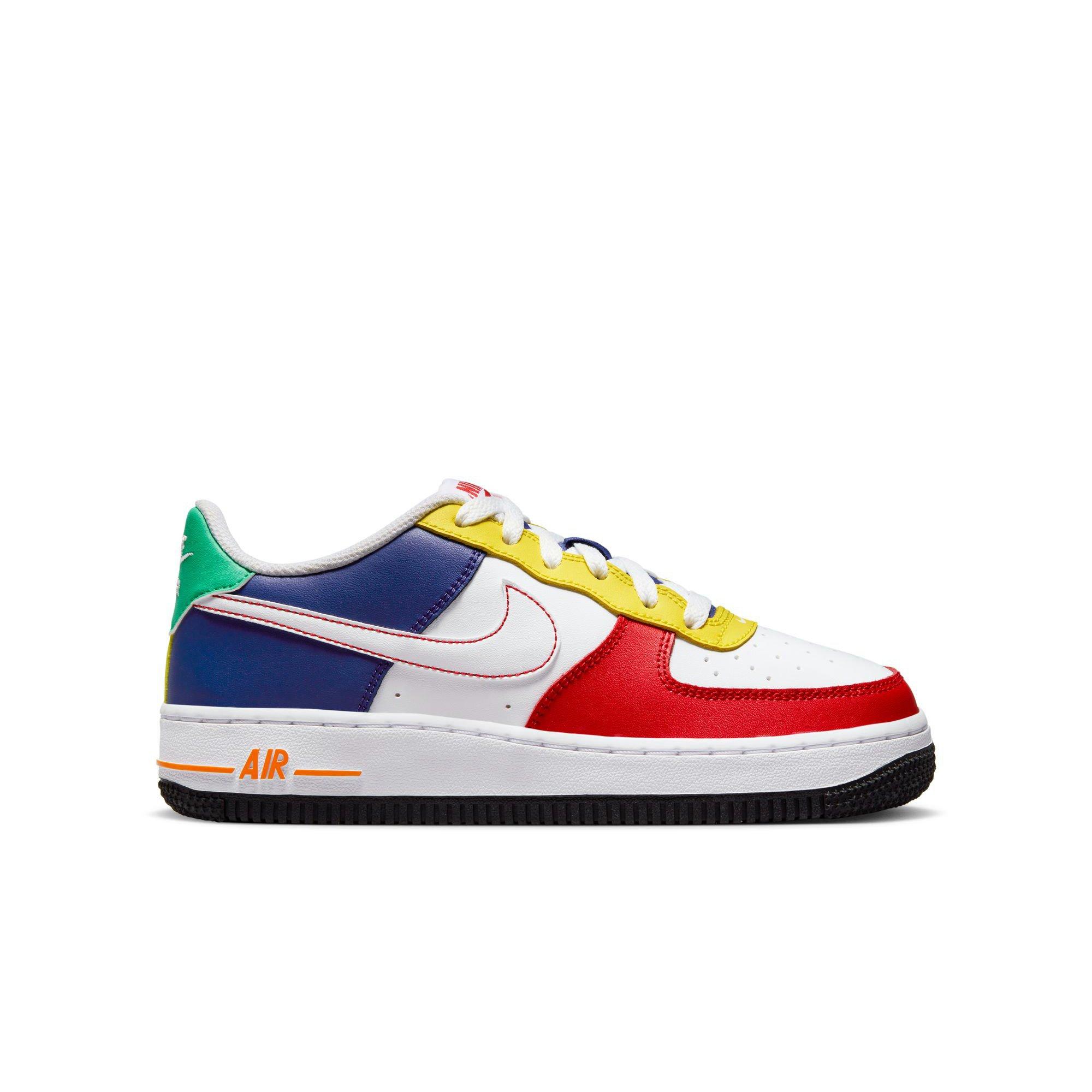 Nike Air Force 1 '07 White/University Red/Team/Sail Men's Shoe - Hibbett