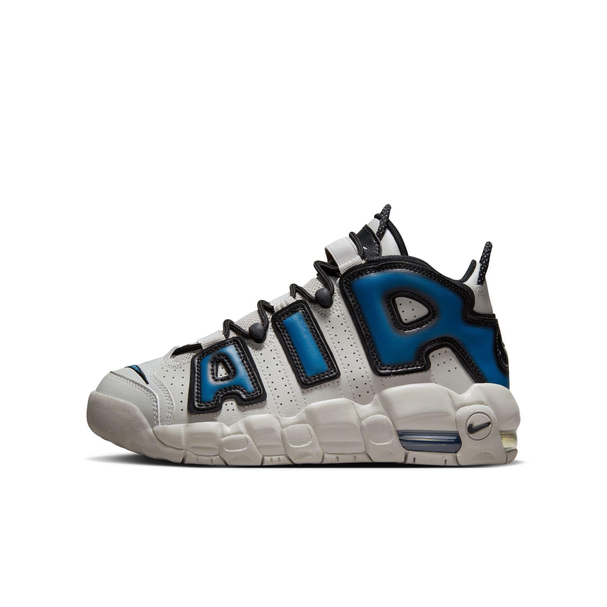 Nike Air More Uptempo Grade School Kids' "Industrial Blue" Shoe