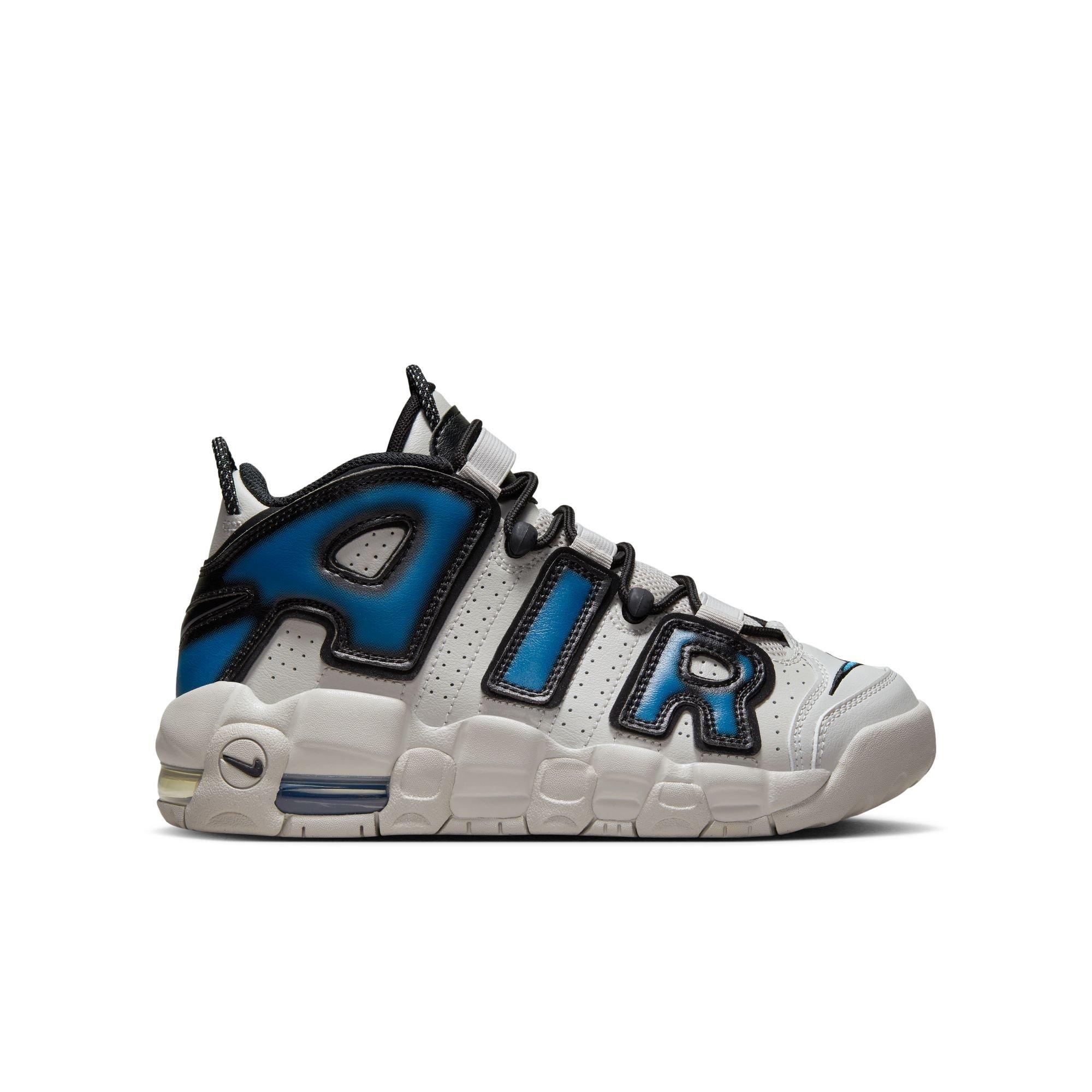 Nike Air More Uptempo Grade School Kids' "Industrial Blue" Shoe