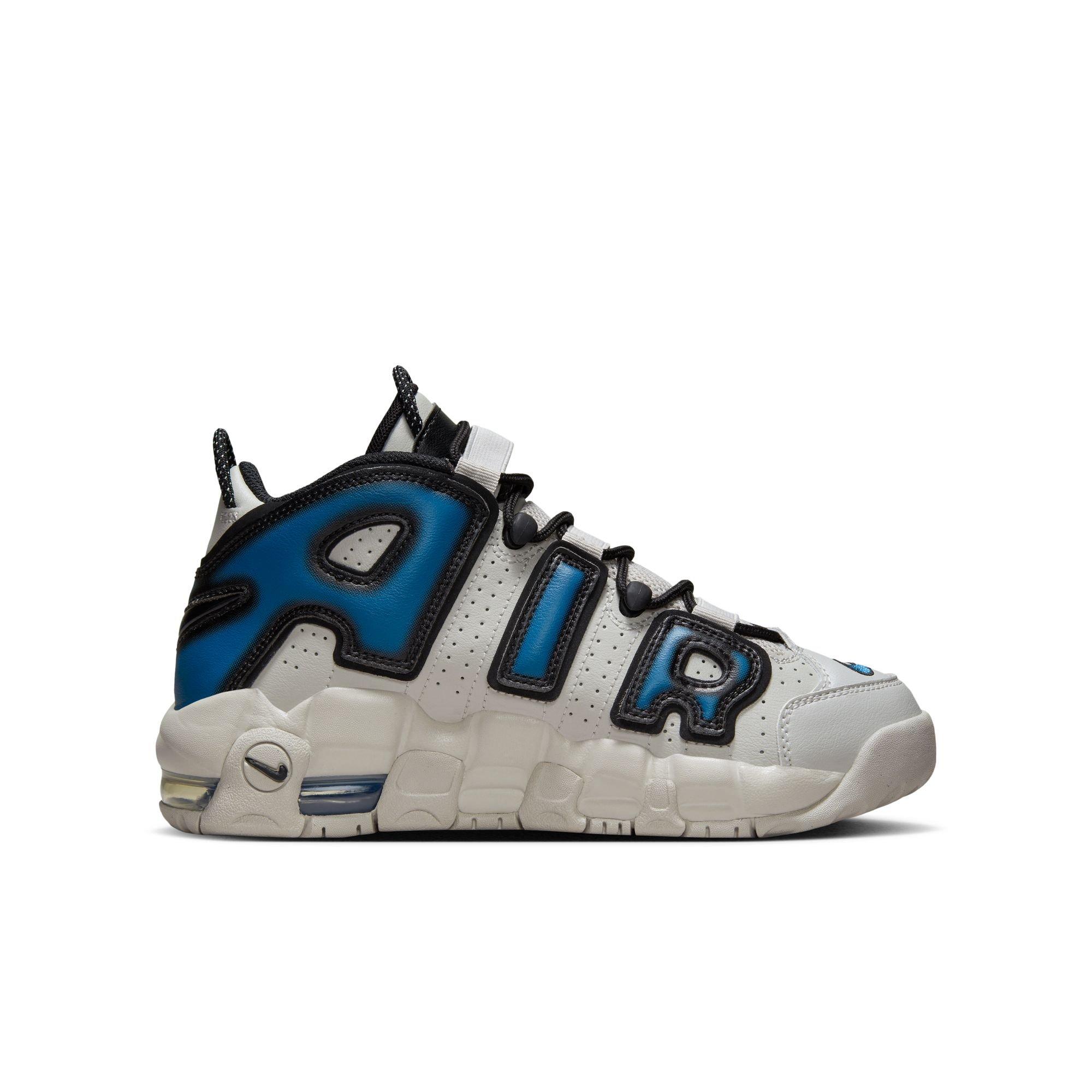 Nike Air More Uptempo Grade School Kids' "Industrial Blue" Shoe