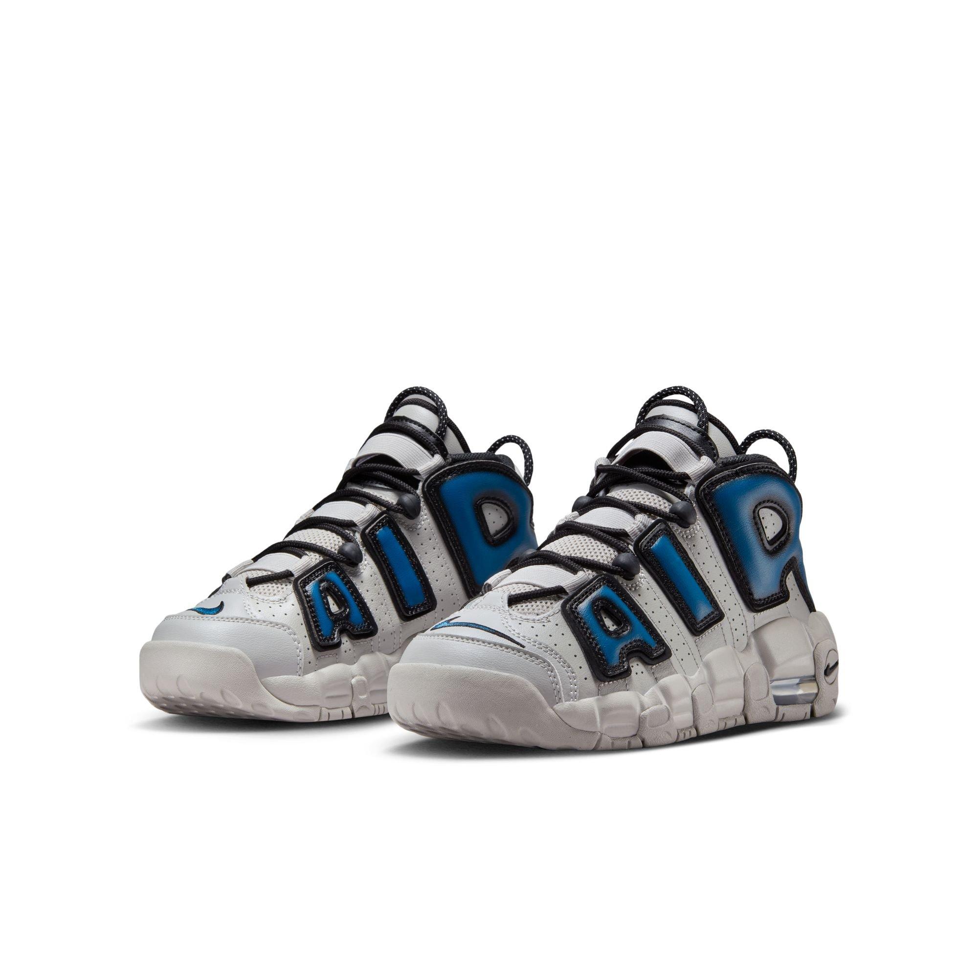 Nike Air More Uptempo Grade School Kids' "Industrial Blue" Shoe