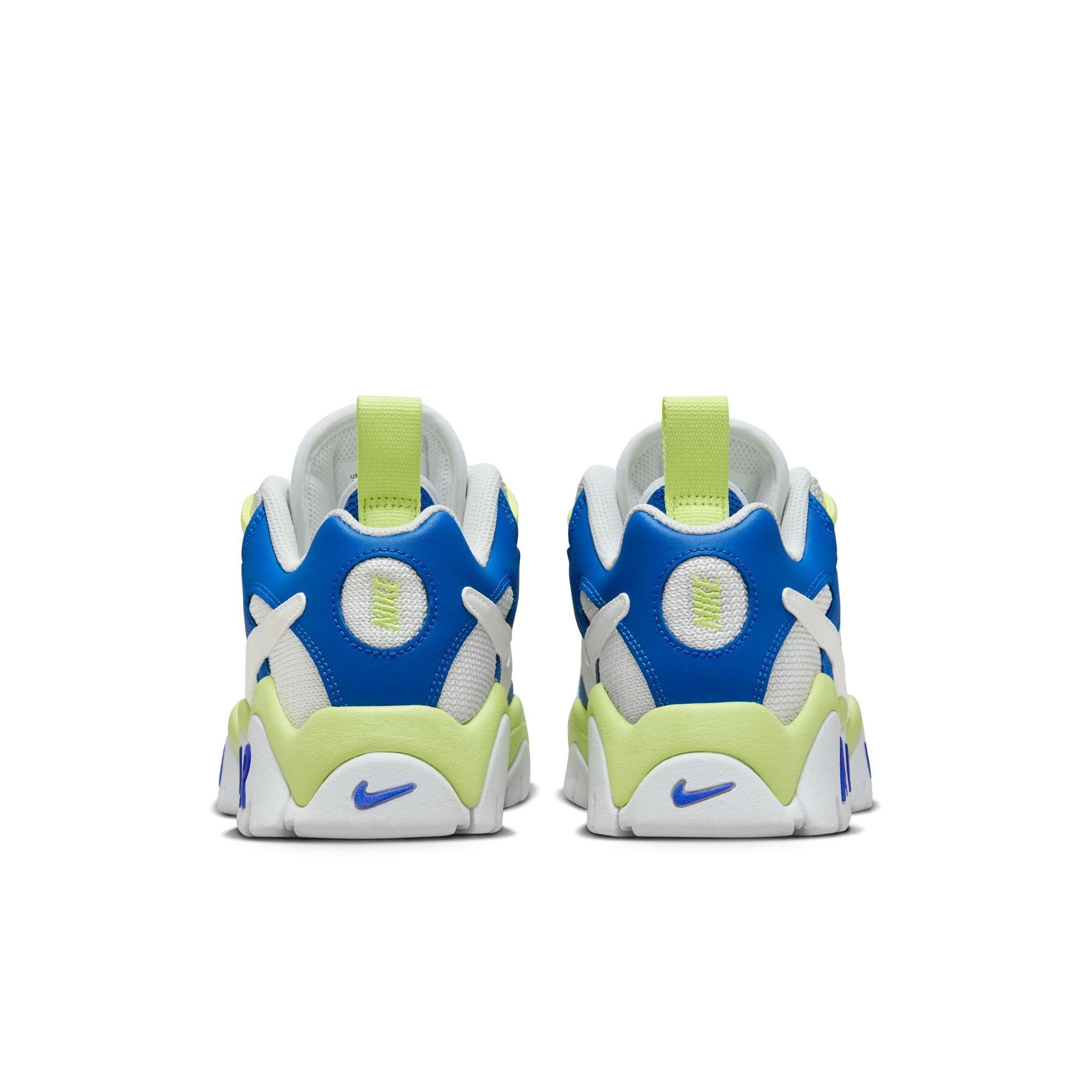 Nike Air Barrage Low Grade School Boys' "Game Royal/White/Lt Lemon Twist" Shoe