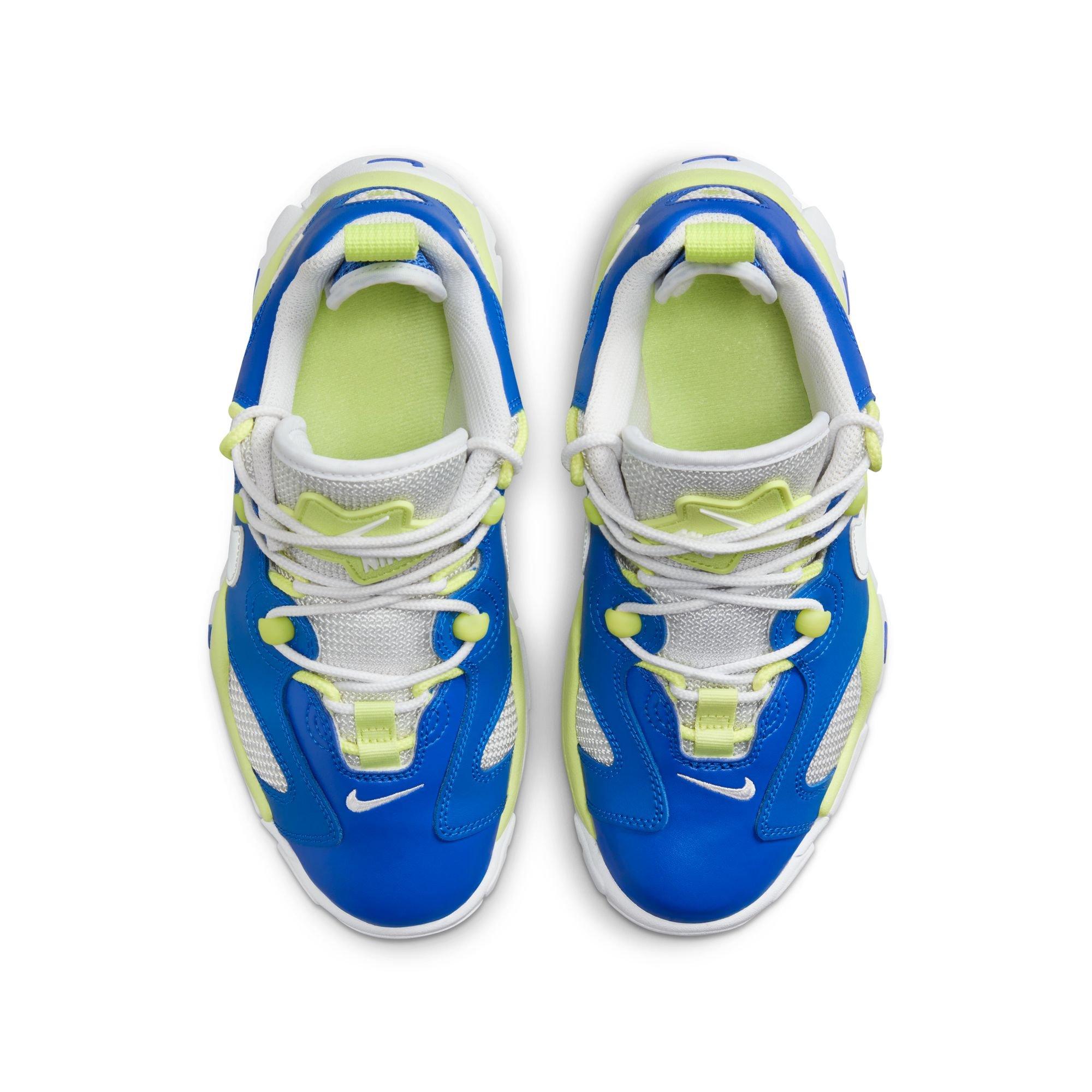 Nike Air Barrage Low Grade School Boys' "Game Royal/White/Lt Lemon Twist" Shoe