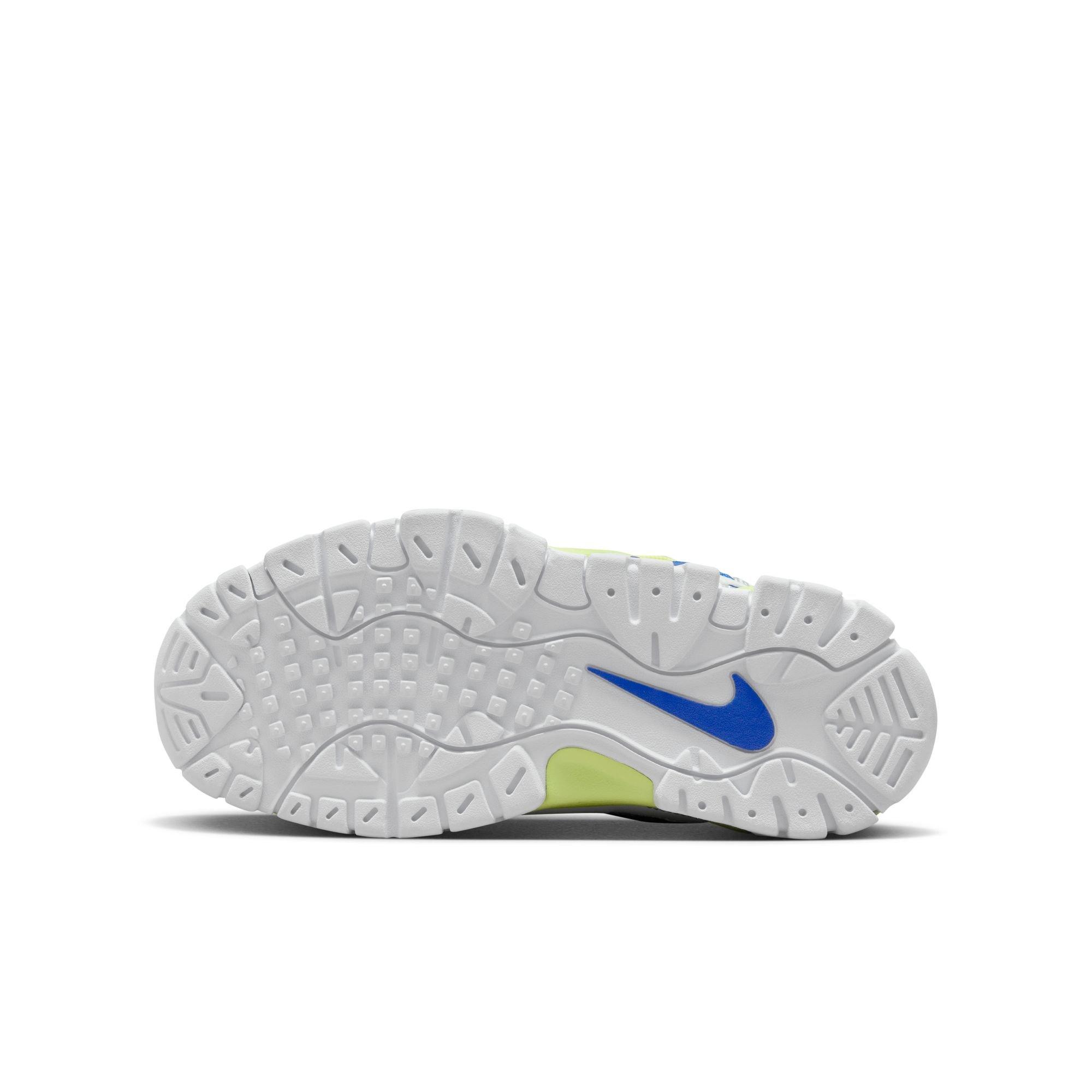 Nike Air Barrage Low Grade School Boys' "Game Royal/White/Lt Lemon Twist" Shoe
