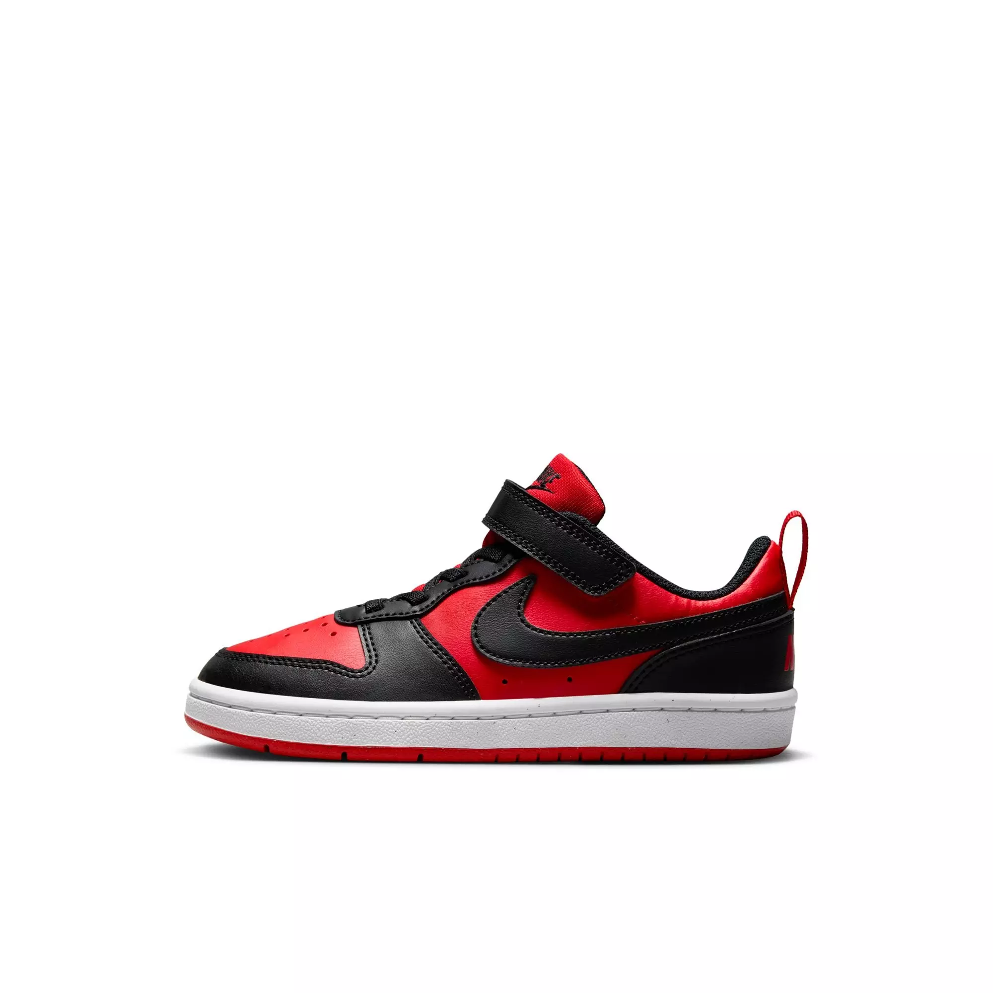 Nike Court Borough Low Recraft "Red/Black" Preschool Boys' Shoe - RED/BLACK