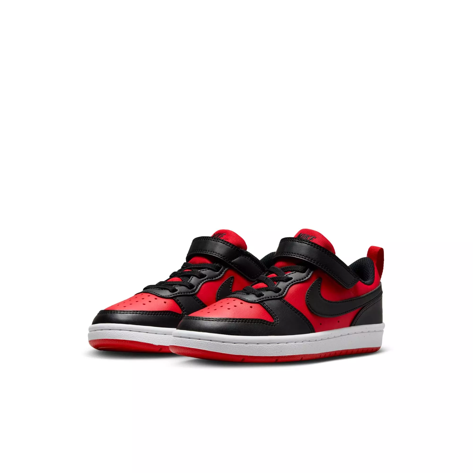 Nike Court Borough Low Recraft "Red/Black" Preschool Boys' Shoe - RED/BLACK