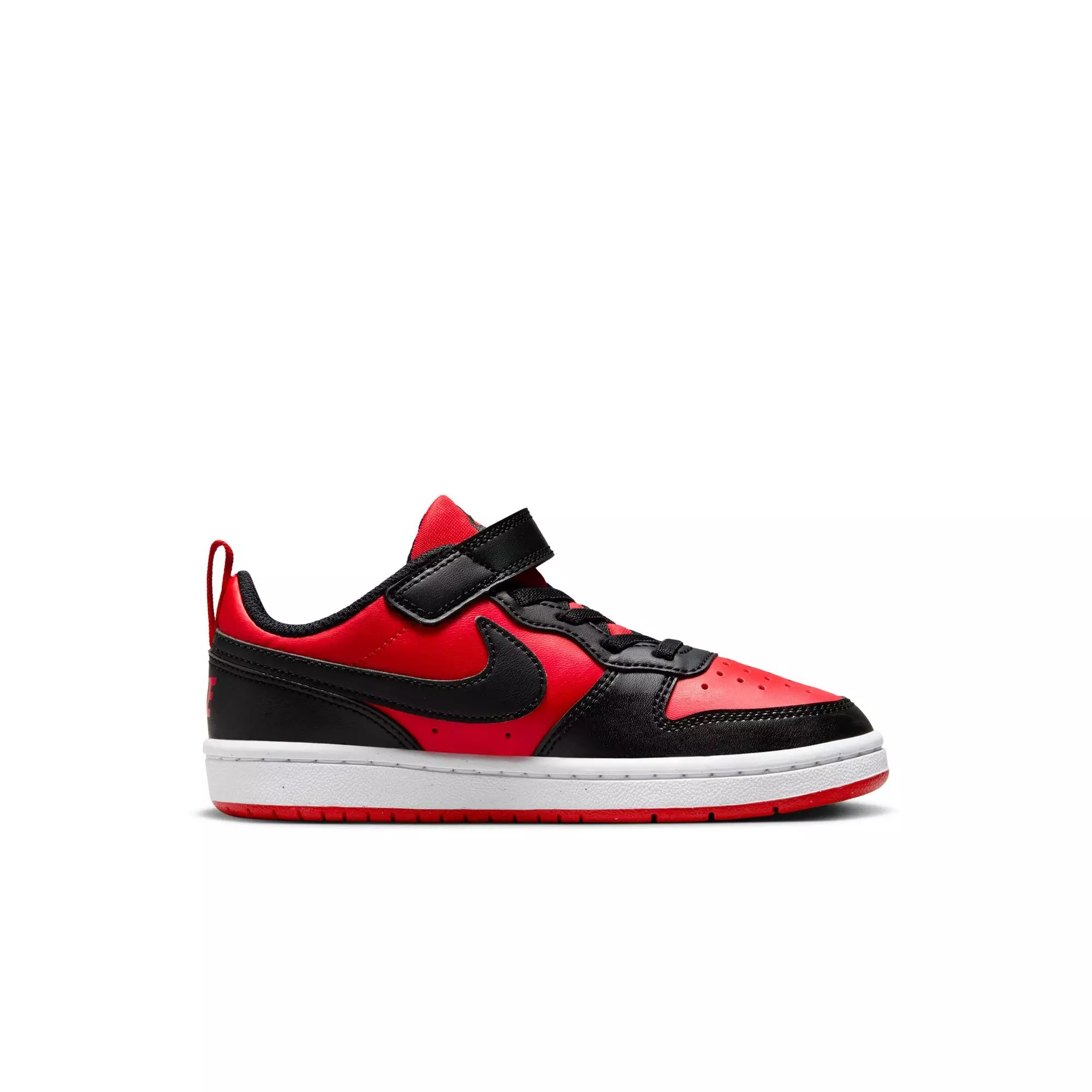 Nike Court Borough Low Recraft "Red/Black" Preschool Boys' Shoe - RED/BLACK