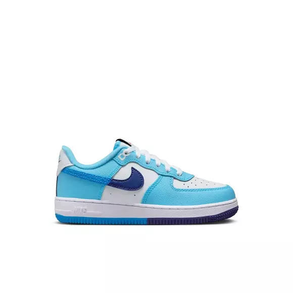 Nike Air Force LV8 2 White/Photo Blue/Deep Royal Preschool Kids' Shoes, Size: 1