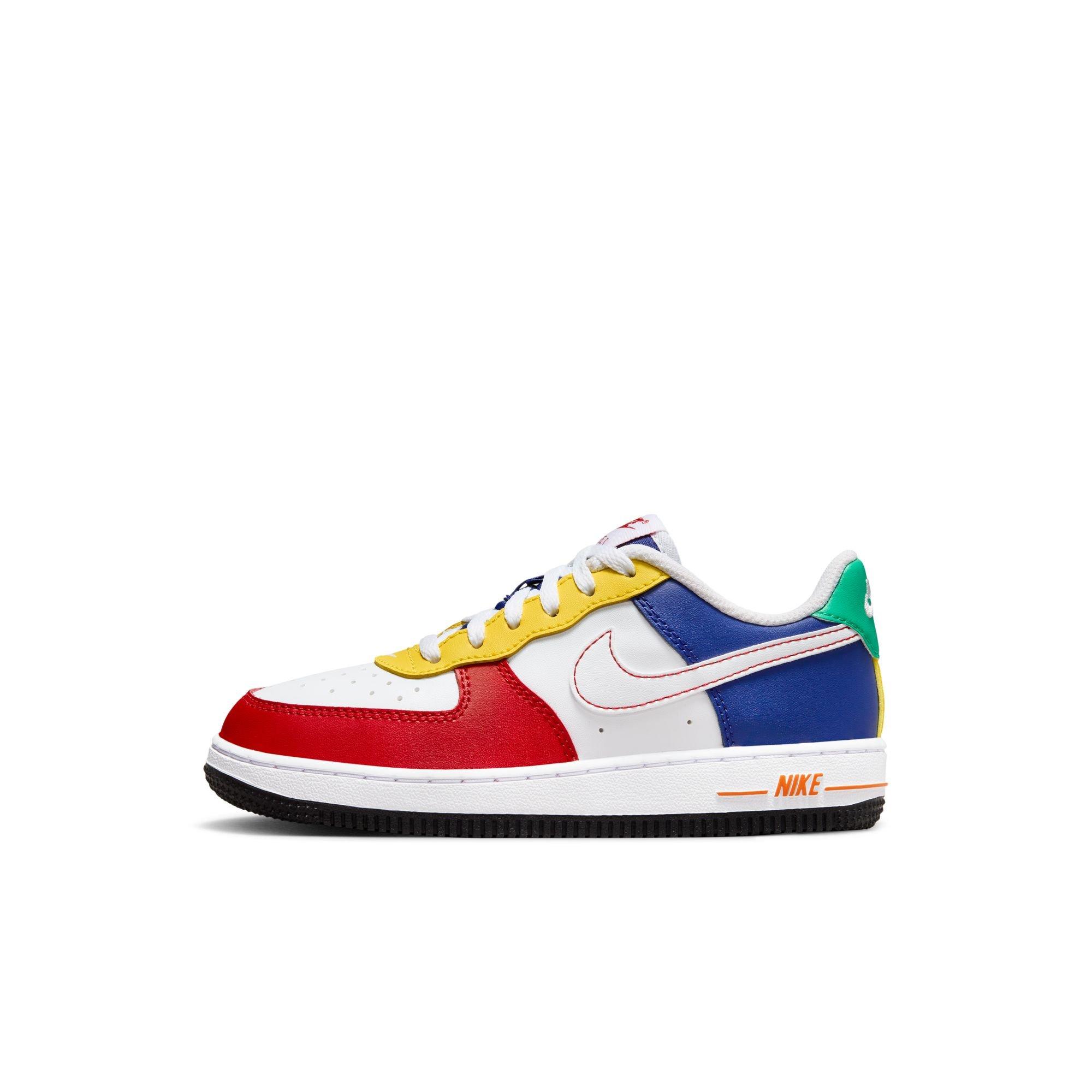 Nike Air Force 1 LV8 "University Red/White/Deep Royal Blue" Preschool Boys' Shoe - RED/WHITE/BLUE Thumbnail View 4