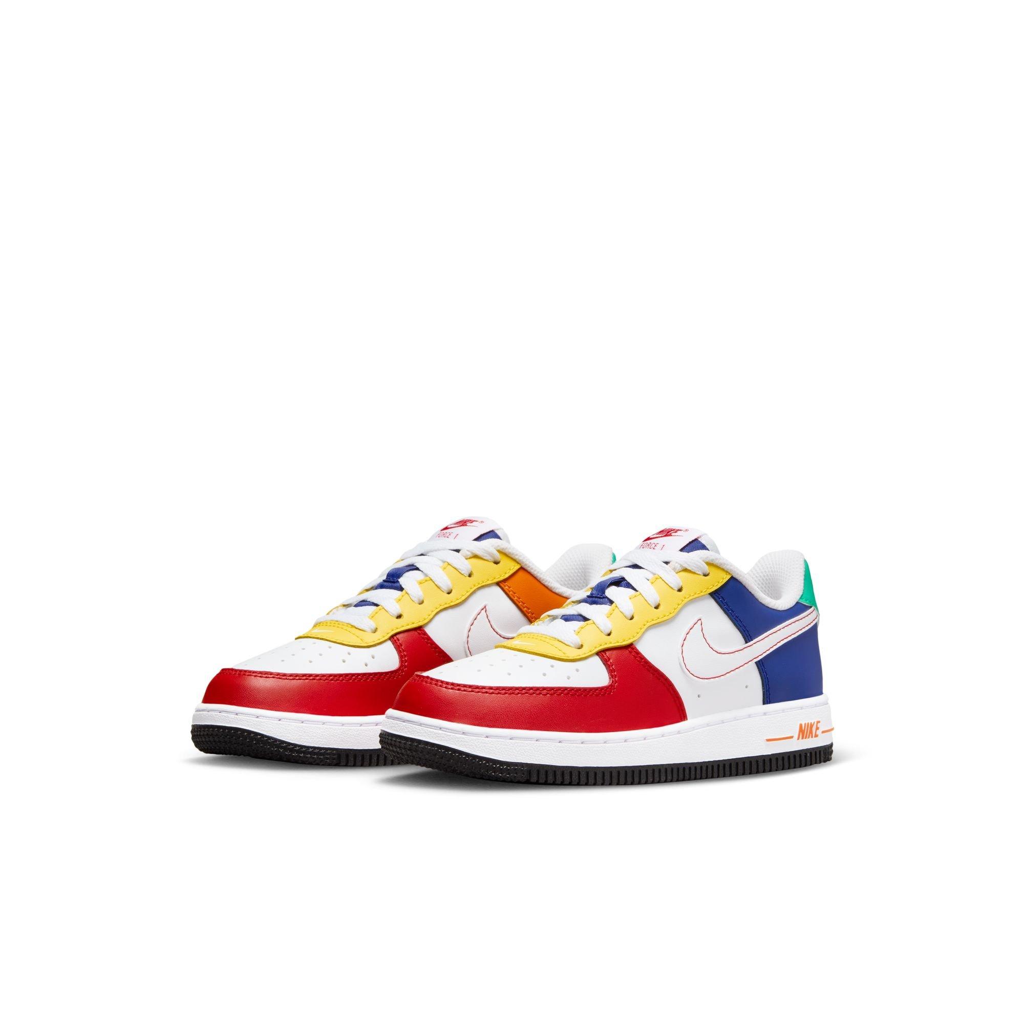 Nike Air Force 1 LV8 "University Red/White/Deep Royal Blue" Preschool Boys' Shoe - RED/WHITE/BLUE Thumbnail View 6