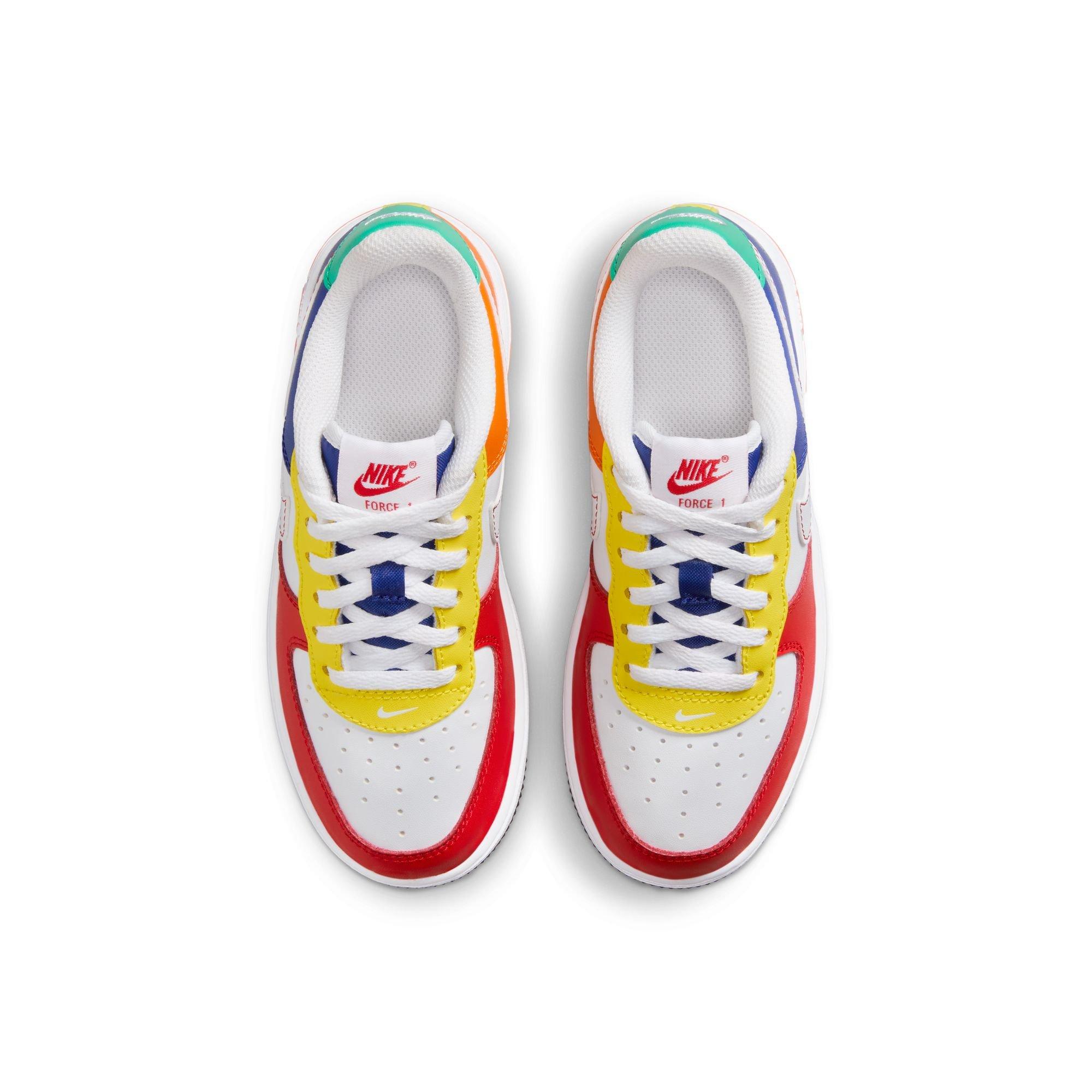 Nike Air Force 1 LV8 "University Red/White/Deep Royal Blue" Preschool Boys' Shoe - RED/WHITE/BLUE Thumbnail View 8