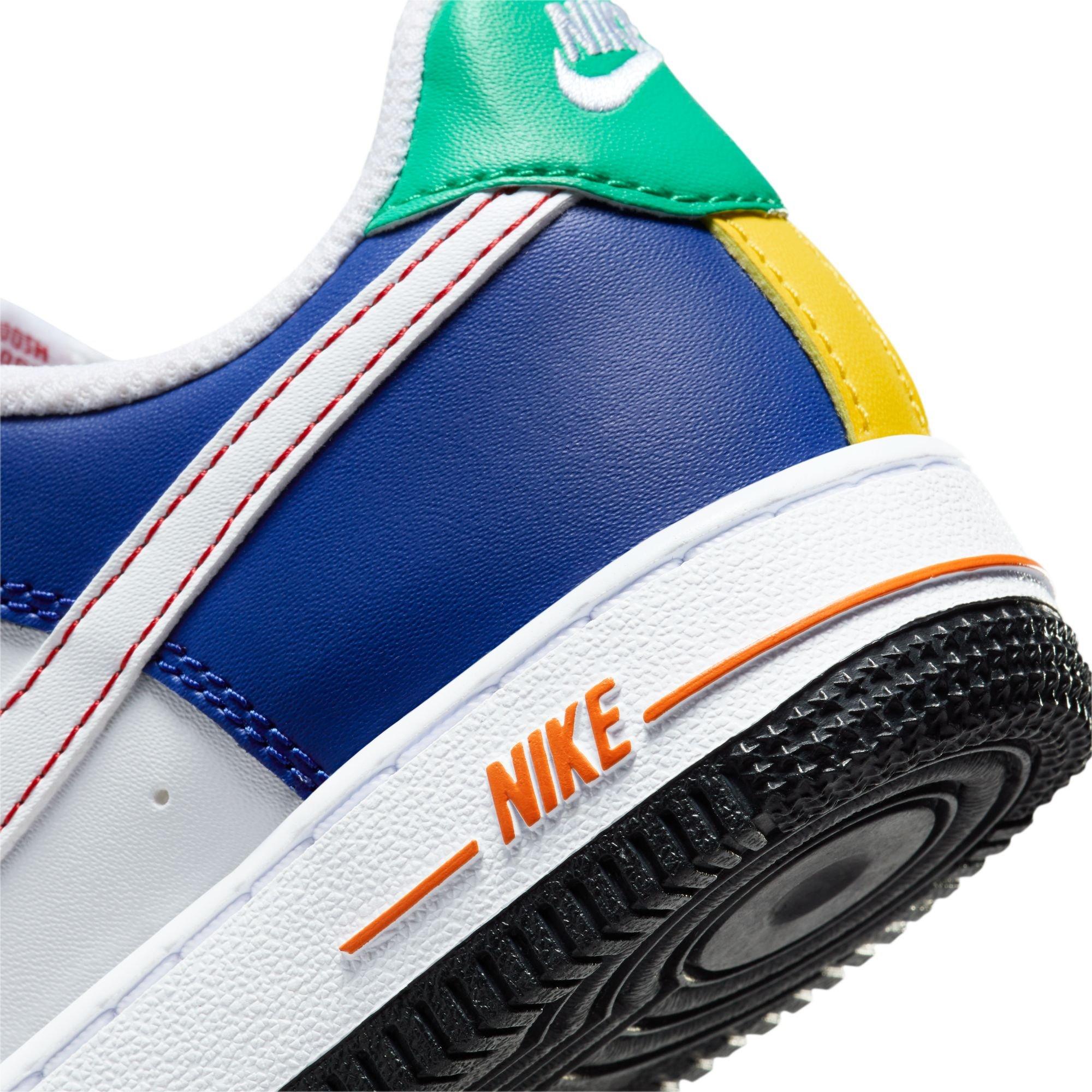 Nike Air Force 1 LV8 "University Red/White/Deep Royal Blue" Preschool Boys' Shoe - RED/WHITE/BLUE Thumbnail View 11