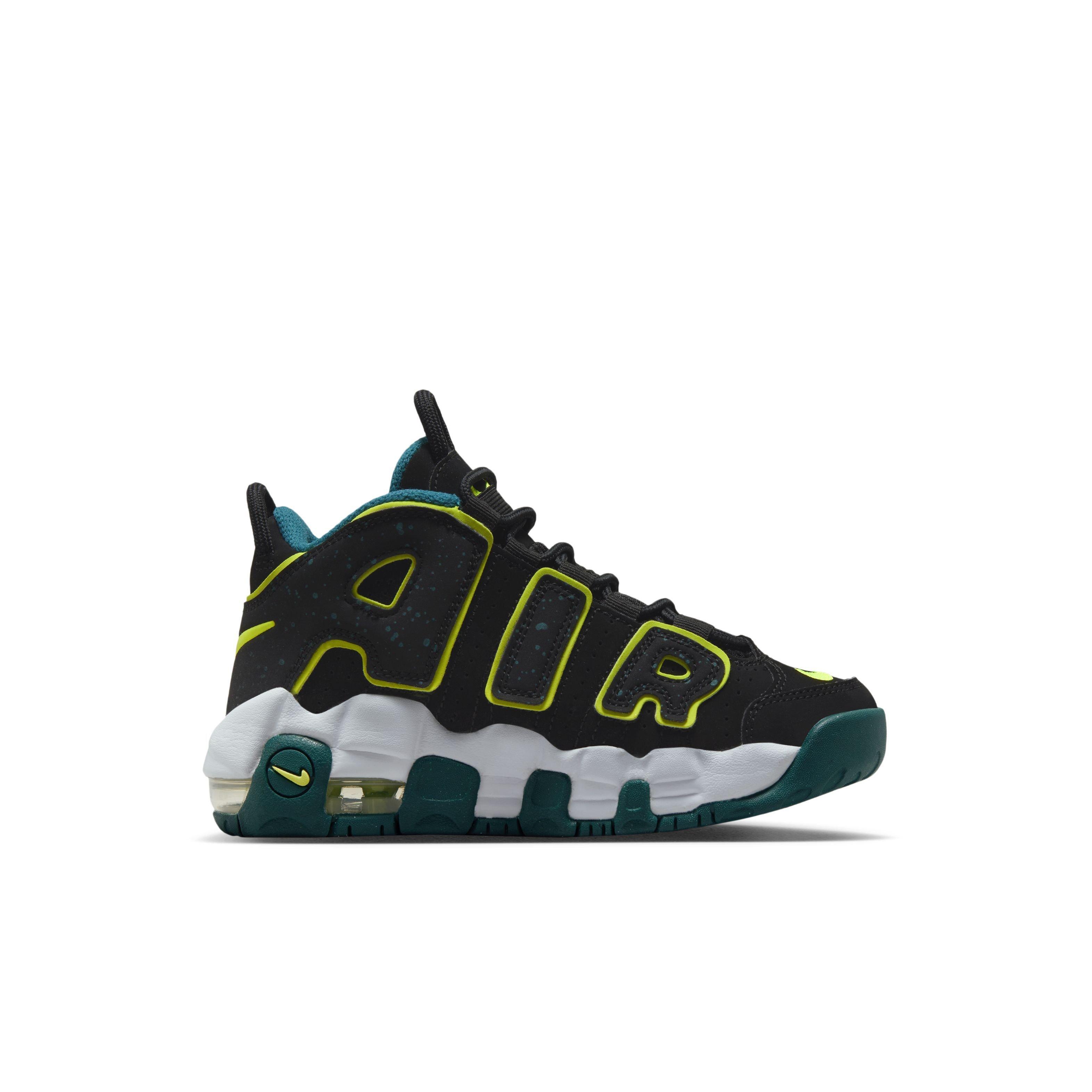 Air max uptempo black and green sale