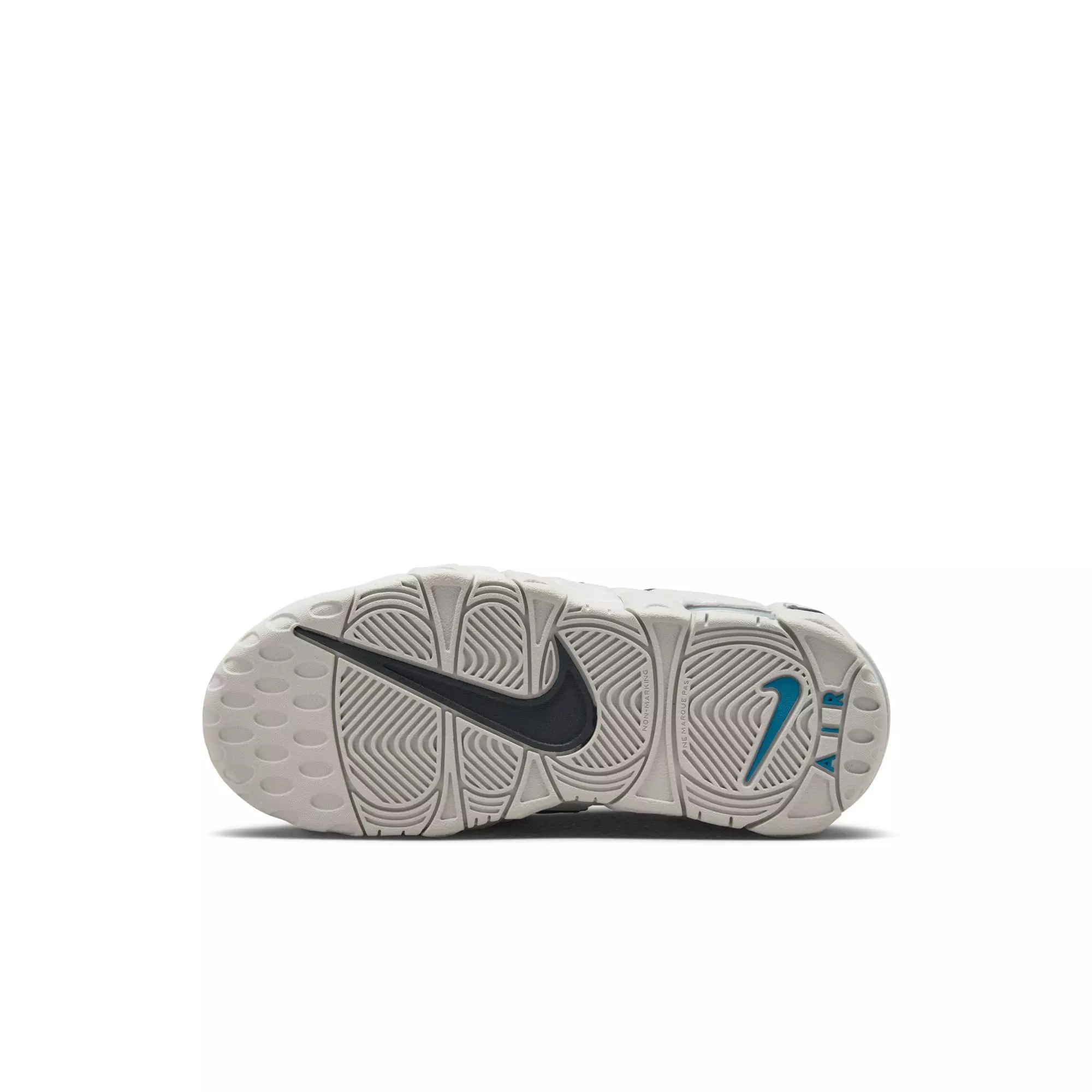 Nike Air More Uptempo "Industrial Blue" Preschool Kids' Shoe - IRON ORE/INDUSTRIAL BLUE