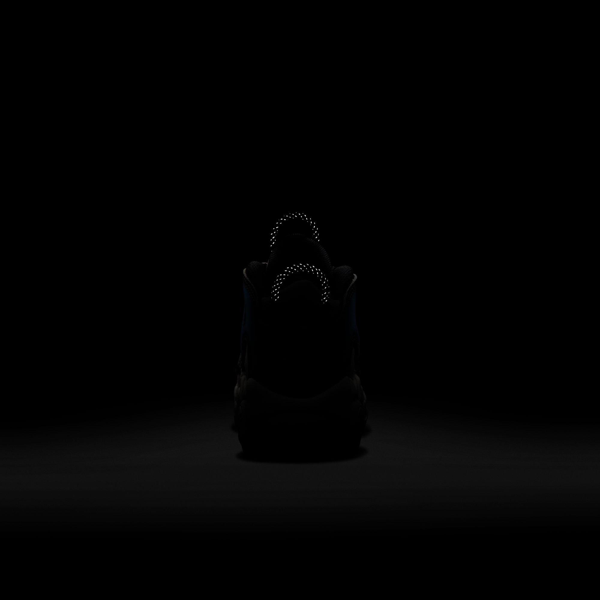 Nike Air More Uptempo "Industrial Blue" Preschool Kids' Shoe - IRON ORE/INDUSTRIAL BLUE Thumbnail View 6