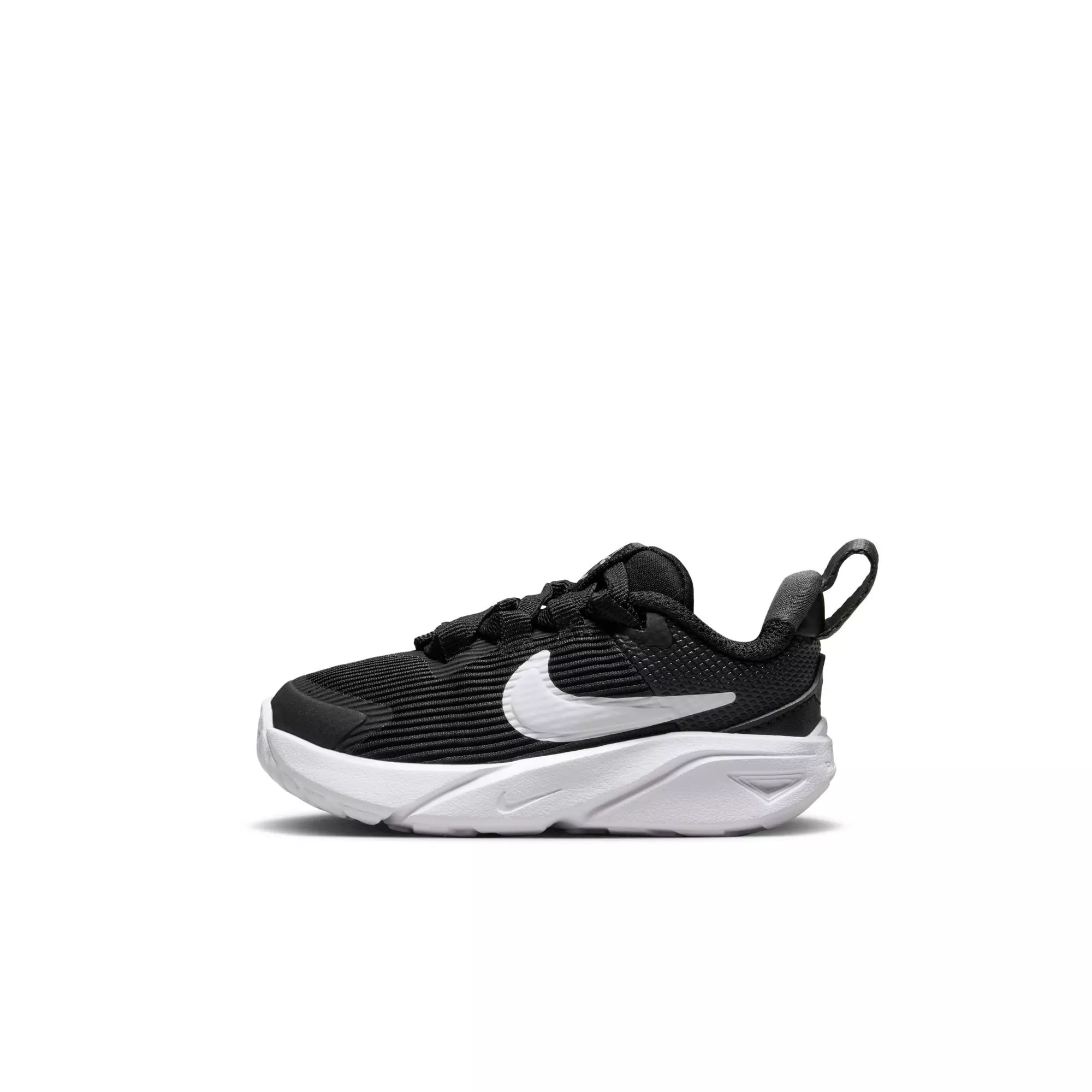 Nike Star Runner 4 "Black/White" Toddler Boys' Shoe - BLACK/WHITE