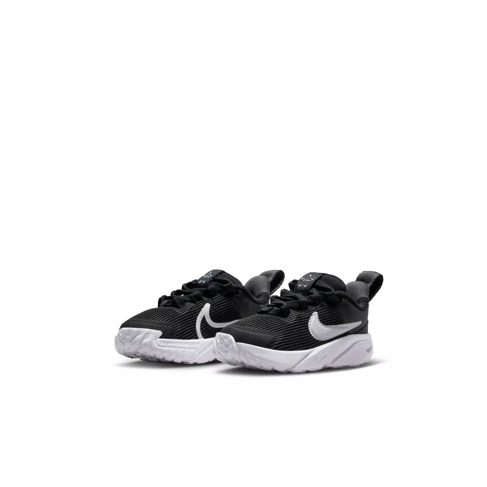 Nike Star Runner 4 "Black/White" Toddler Boys' Shoe - BLACK/WHITE