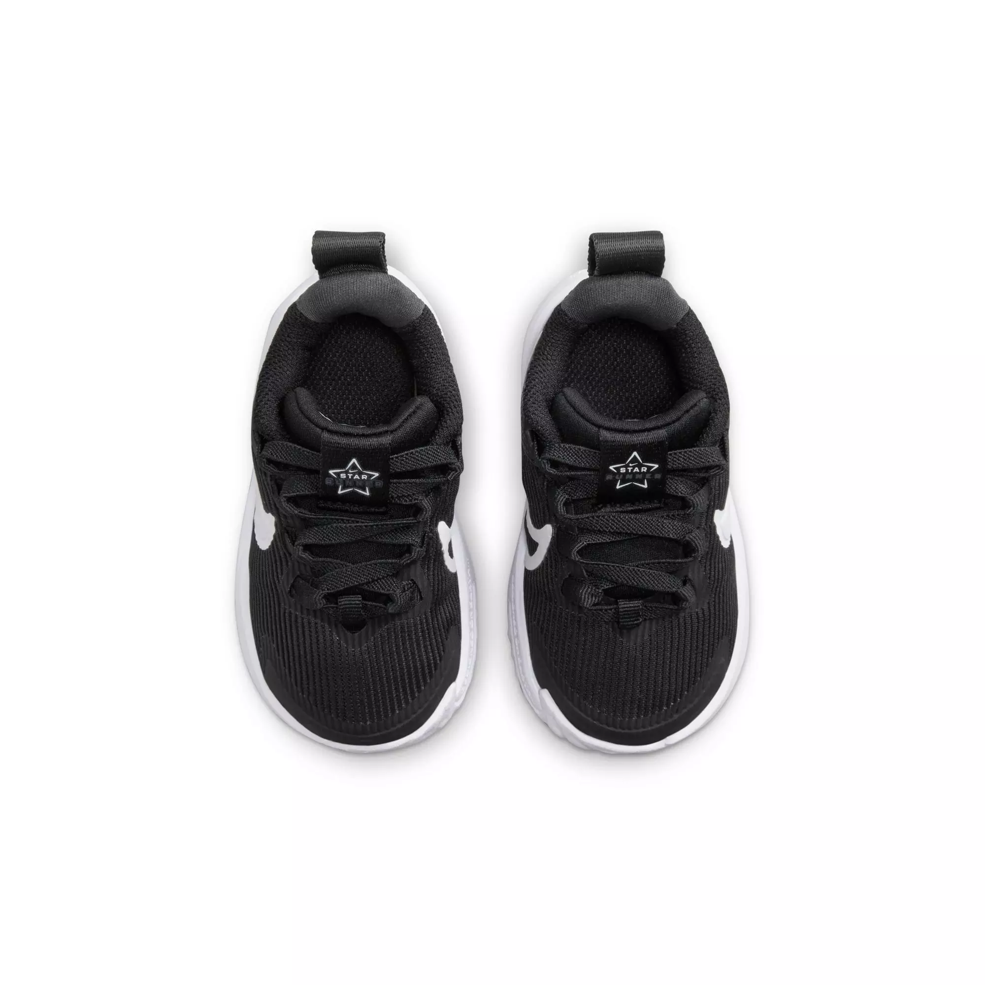 Nike Star Runner 4 "Black/White" Toddler Boys' Shoe - BLACK/WHITE