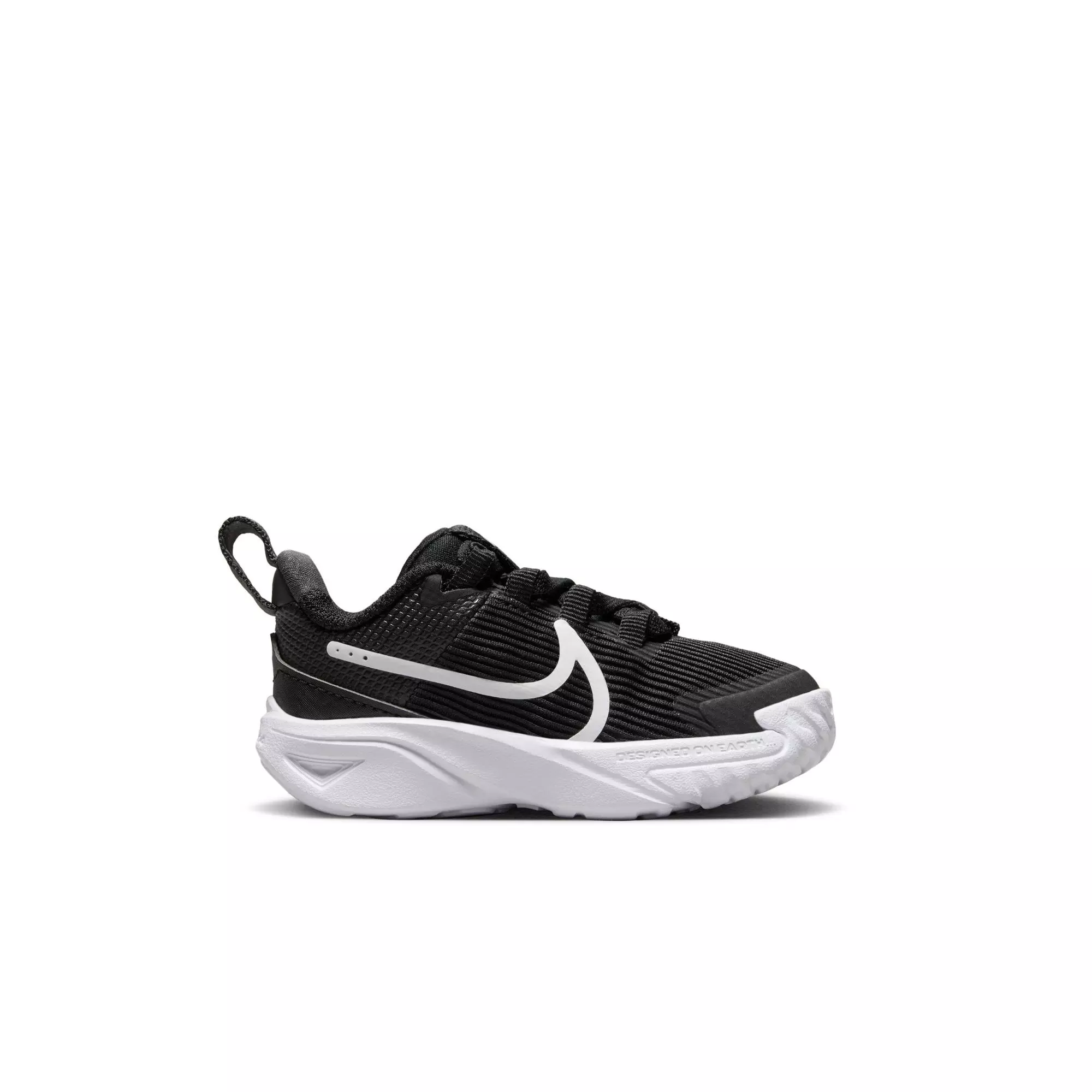 Nike Star Runner 4 "Black/White" Toddler Boys' Shoe - BLACK/WHITE