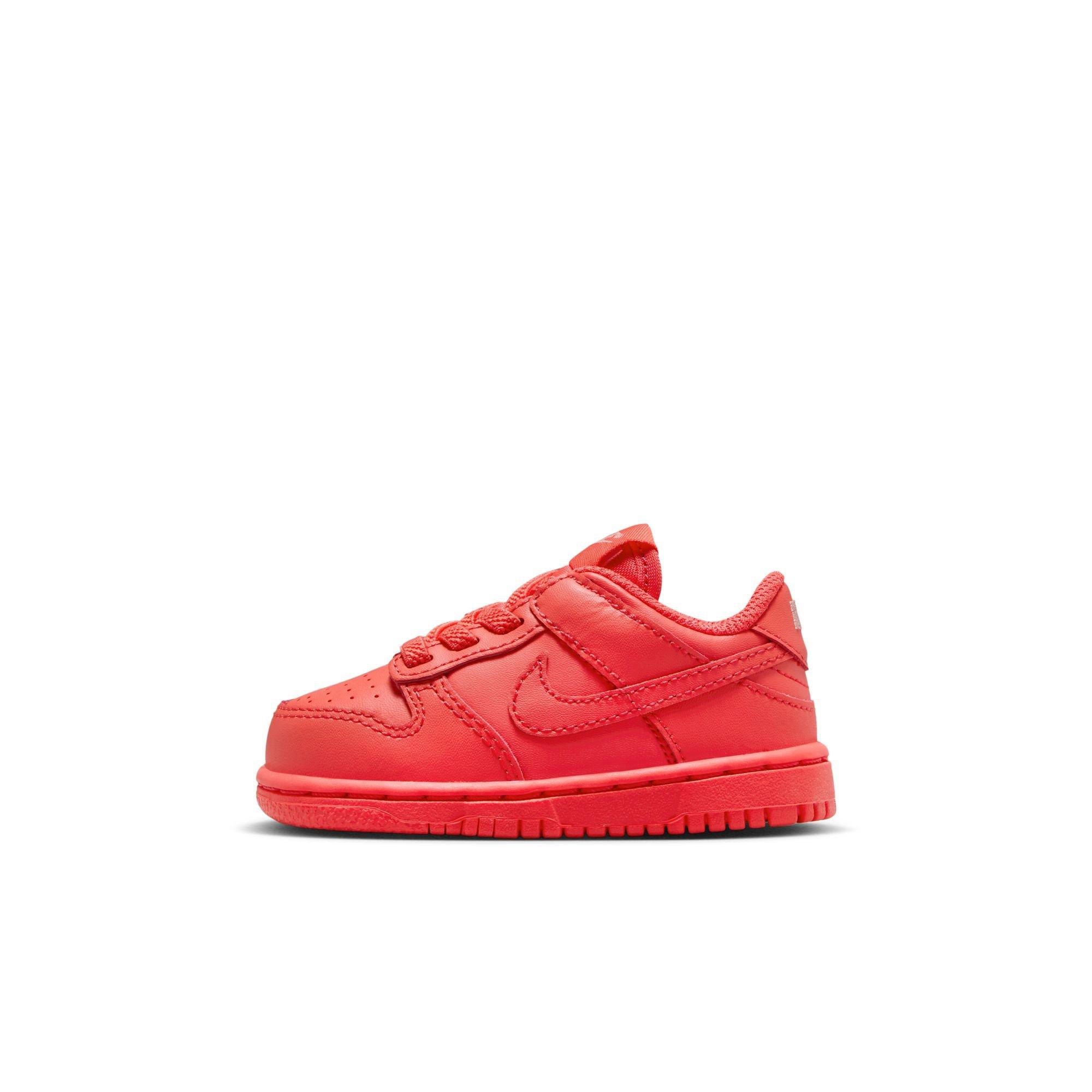 Nike Dunk Low "Track Red/Red Stardust" Toddler Boys' Shoe - RED Thumbnail View 3