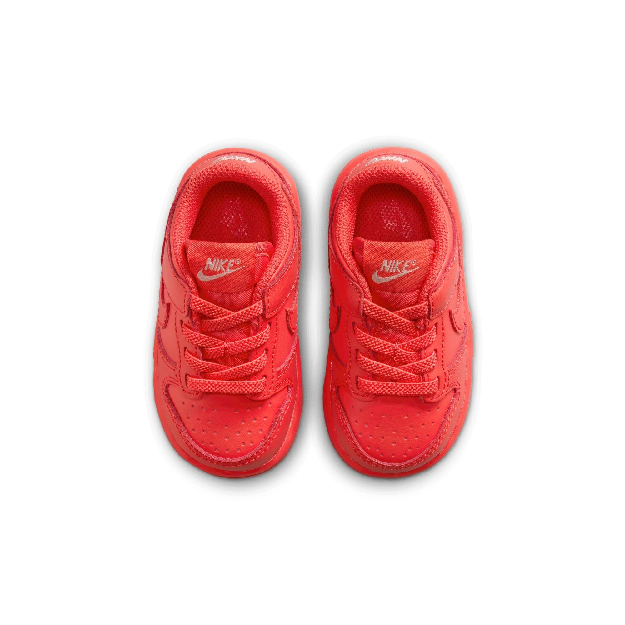 Nike Dunk Low "Track Red/Red Stardust" Toddler Boys' Shoe - RED Thumbnail View 7