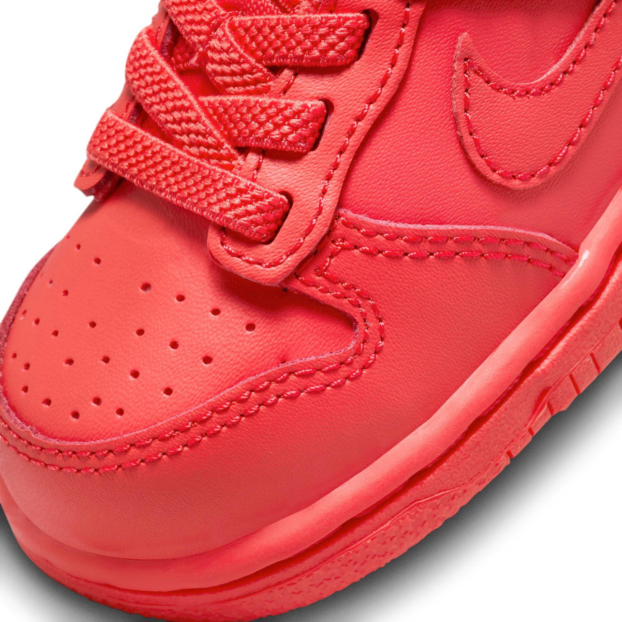 Nike Dunk Low "Track Red/Red Stardust" Toddler Boys' Shoe - RED Thumbnail View 9