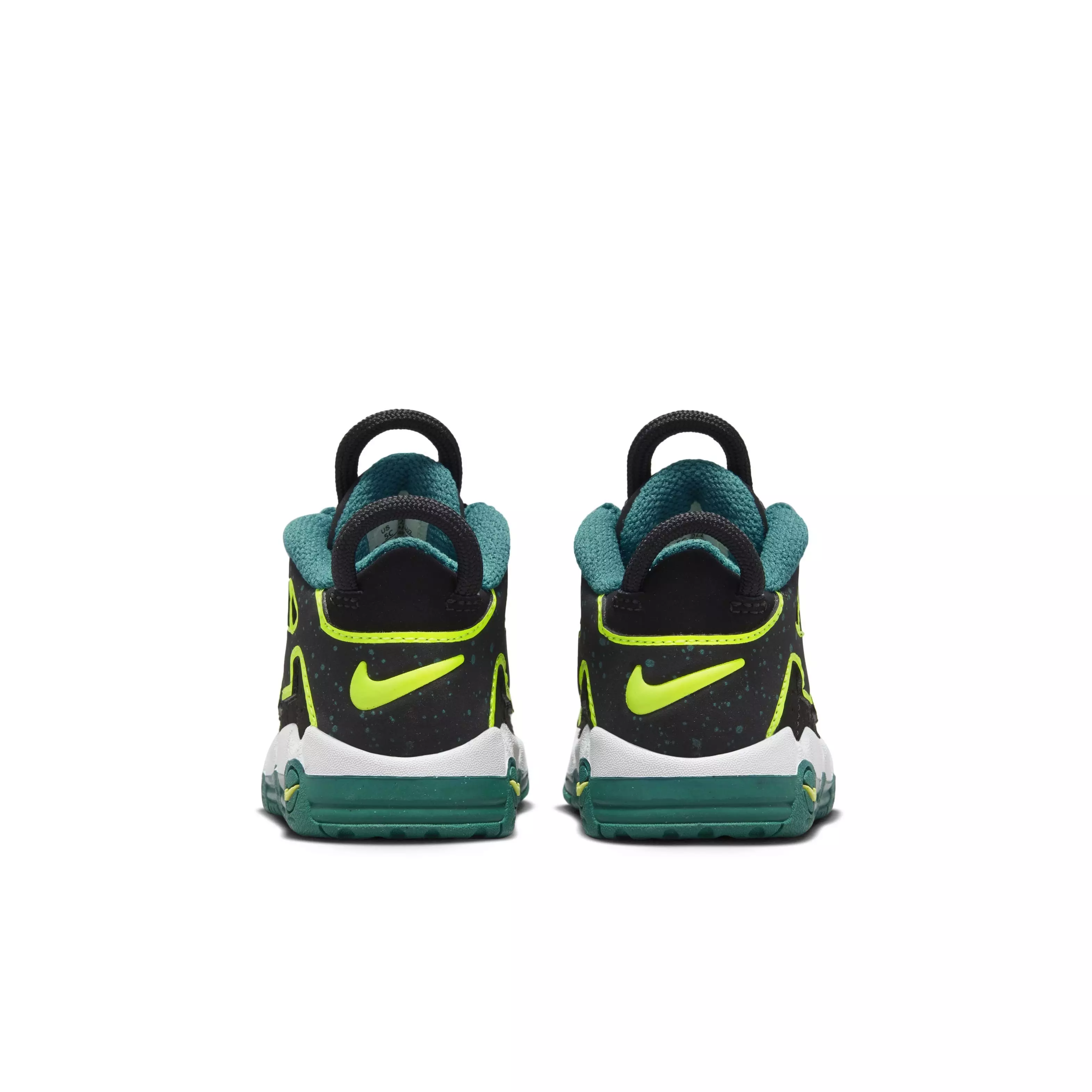 Nike Air More Uptempo "Black/Green" Toddler Boys' Shoe - BLACK/GREEN