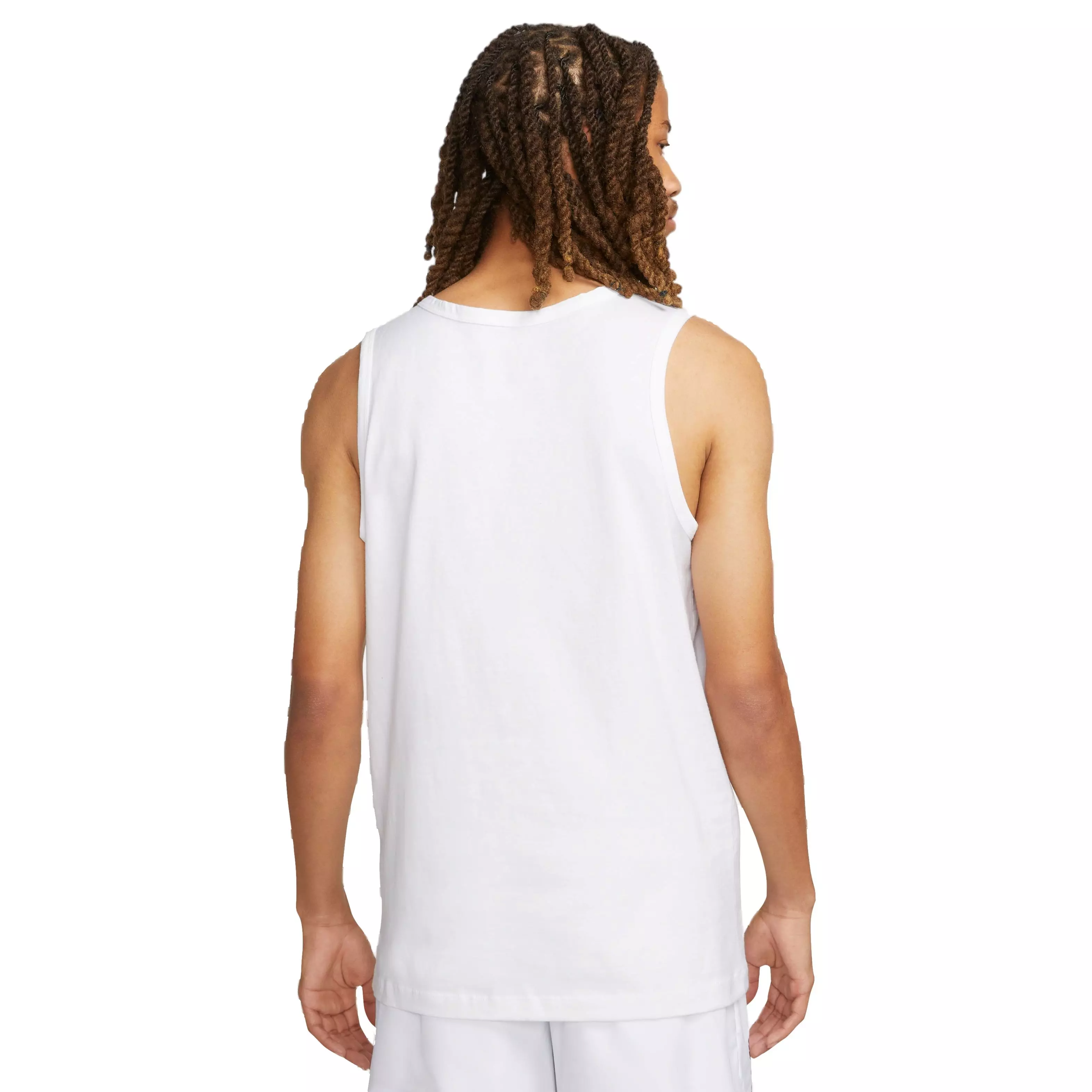 Nike Men's Sportswear Gel Front Printed Tank - WHITE