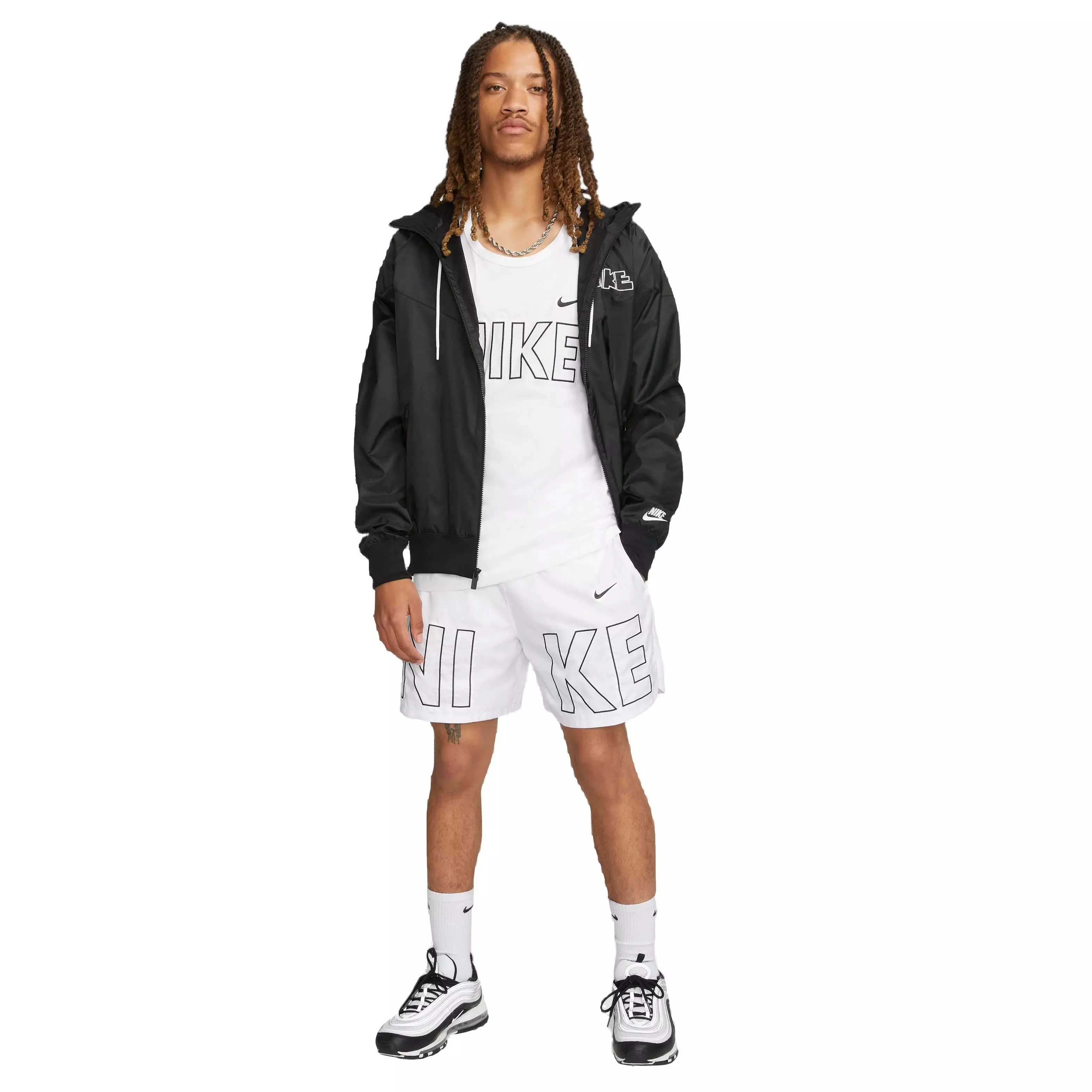 Nike Men's Sportswear Gel Front Printed Tank - WHITE