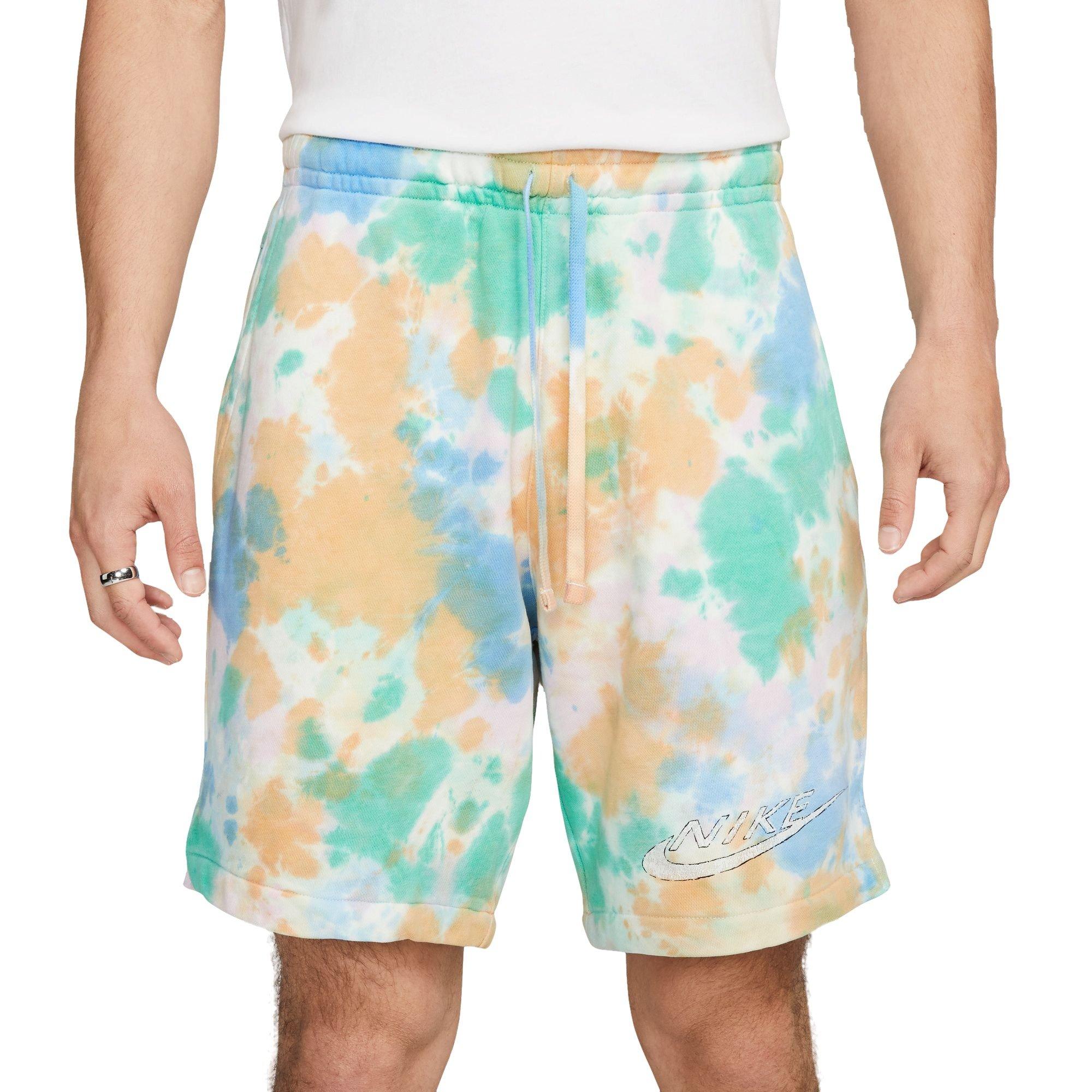 Nike Men's Sportswear Gel Tie-Dye French Terry Shorts - MULTI-COLOR Thumbnail View 1