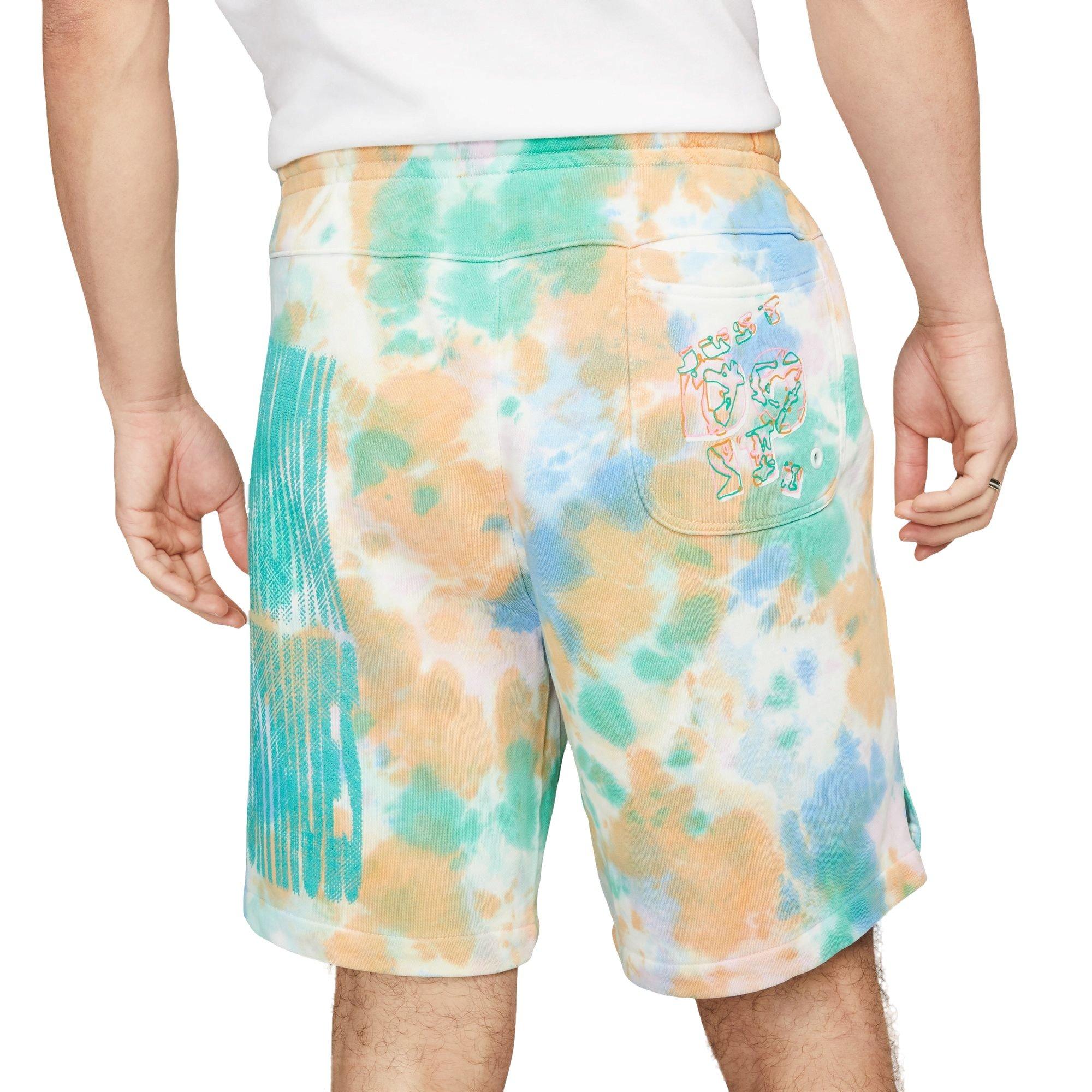 Nike Men's Sportswear Gel Tie-Dye French Terry Shorts - MULTI-COLOR Thumbnail View 2