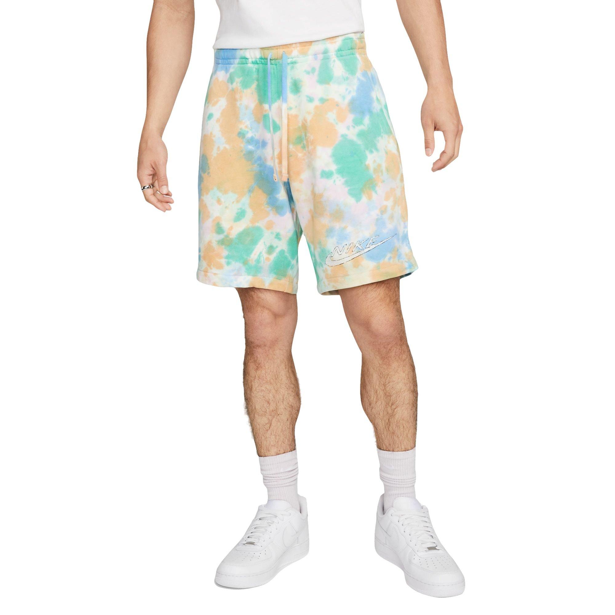 Nike Men's Sportswear Gel Tie-Dye French Terry Shorts - MULTI-COLOR Thumbnail View 3