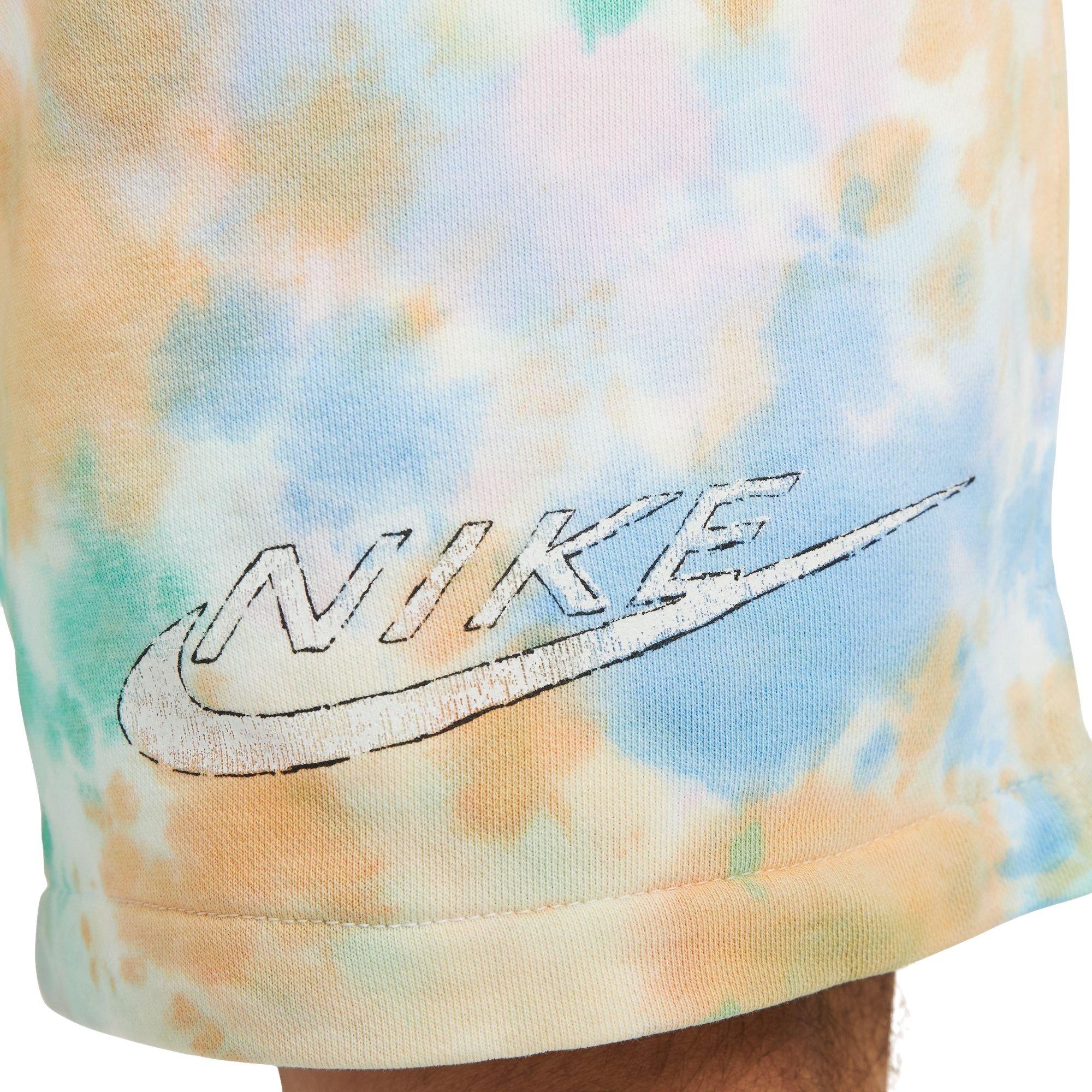 Nike Men's Sportswear Gel Tie-Dye French Terry Shorts - MULTI-COLOR Thumbnail View 5