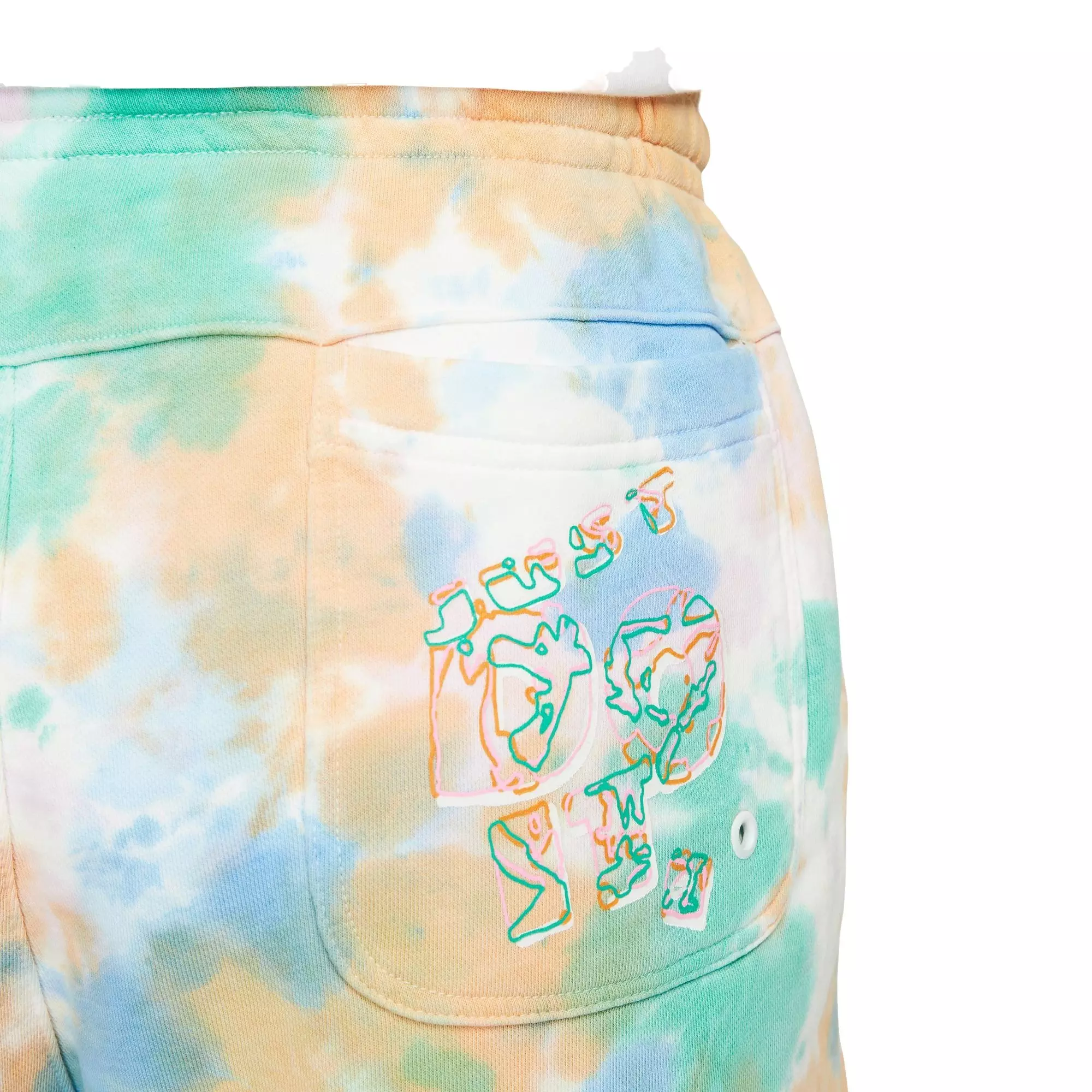 Nike Men's Sportswear Gel Tie-Dye French Terry Shorts - MULTI-COLOR