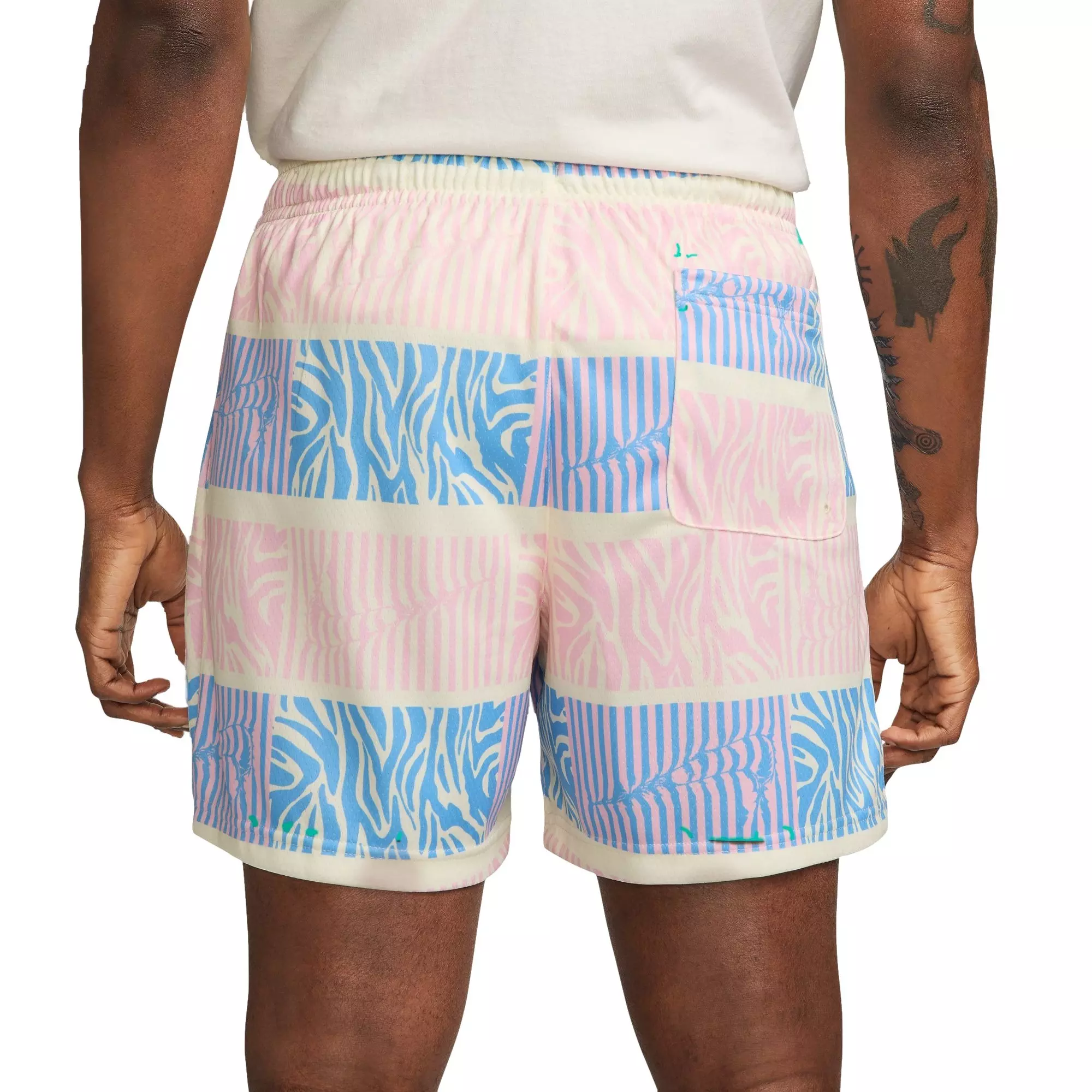 Nike Men's Club Gel Mesh Trippy Safari Shorts-Multi-Color - MULTI-COLOR