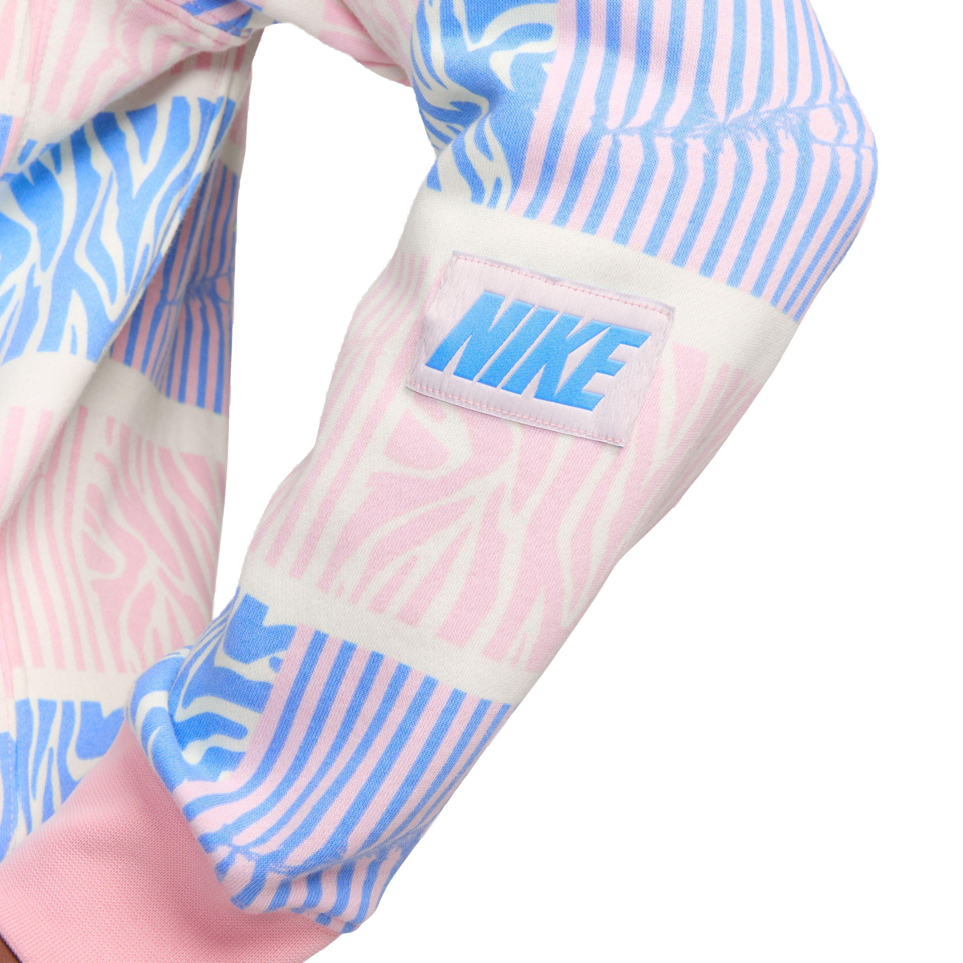 Nike Men's Sportswear Club Fleece Trippy Safari Crew Sweatshirt - MULTI-COLOR Thumbnail View 5