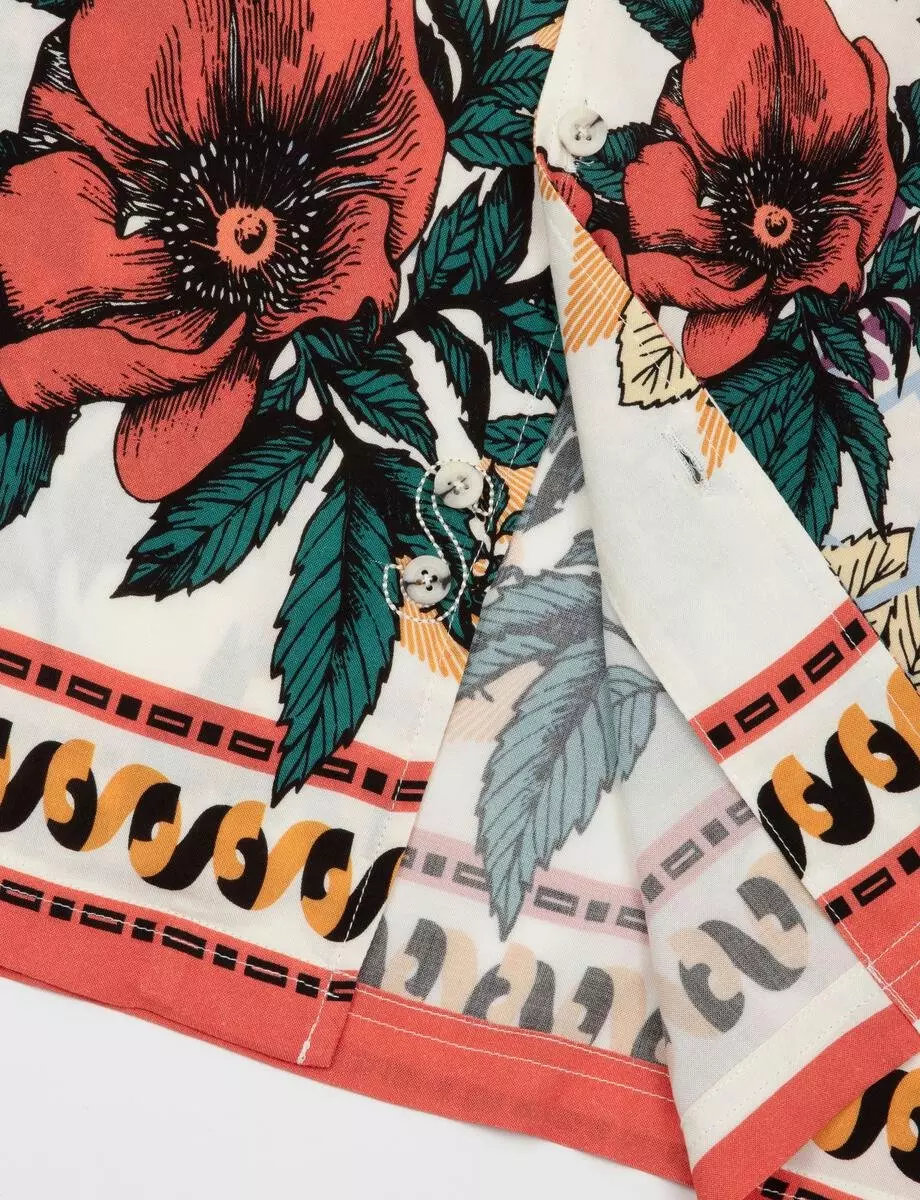 Staple Men's Montclair Camp Shirt - CREAM