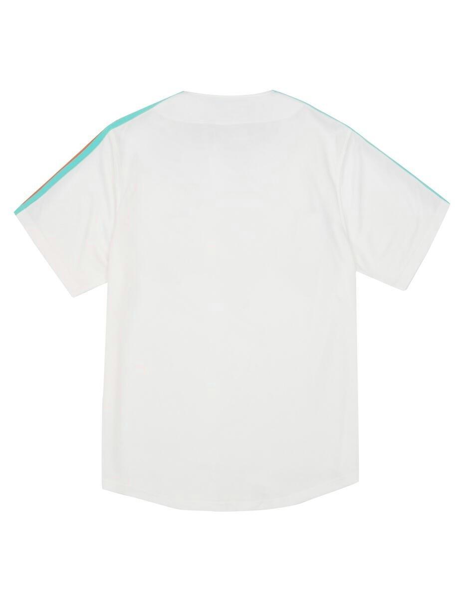 Staple Men's Rose Baseball Jersey - CREAM Thumbnail View 2
