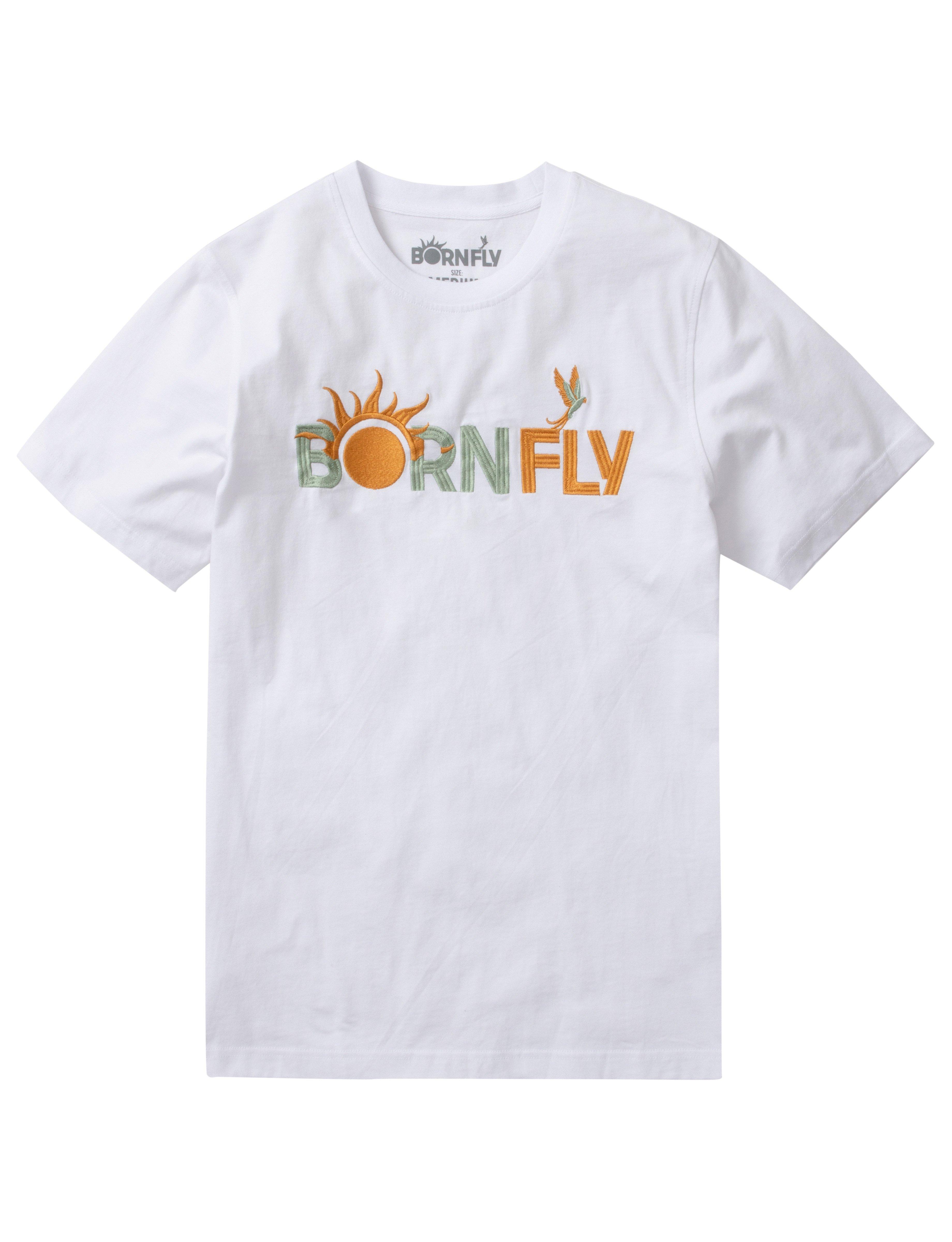 Born Fly Men's Dragonfly Tee - WHITE Thumbnail View 1