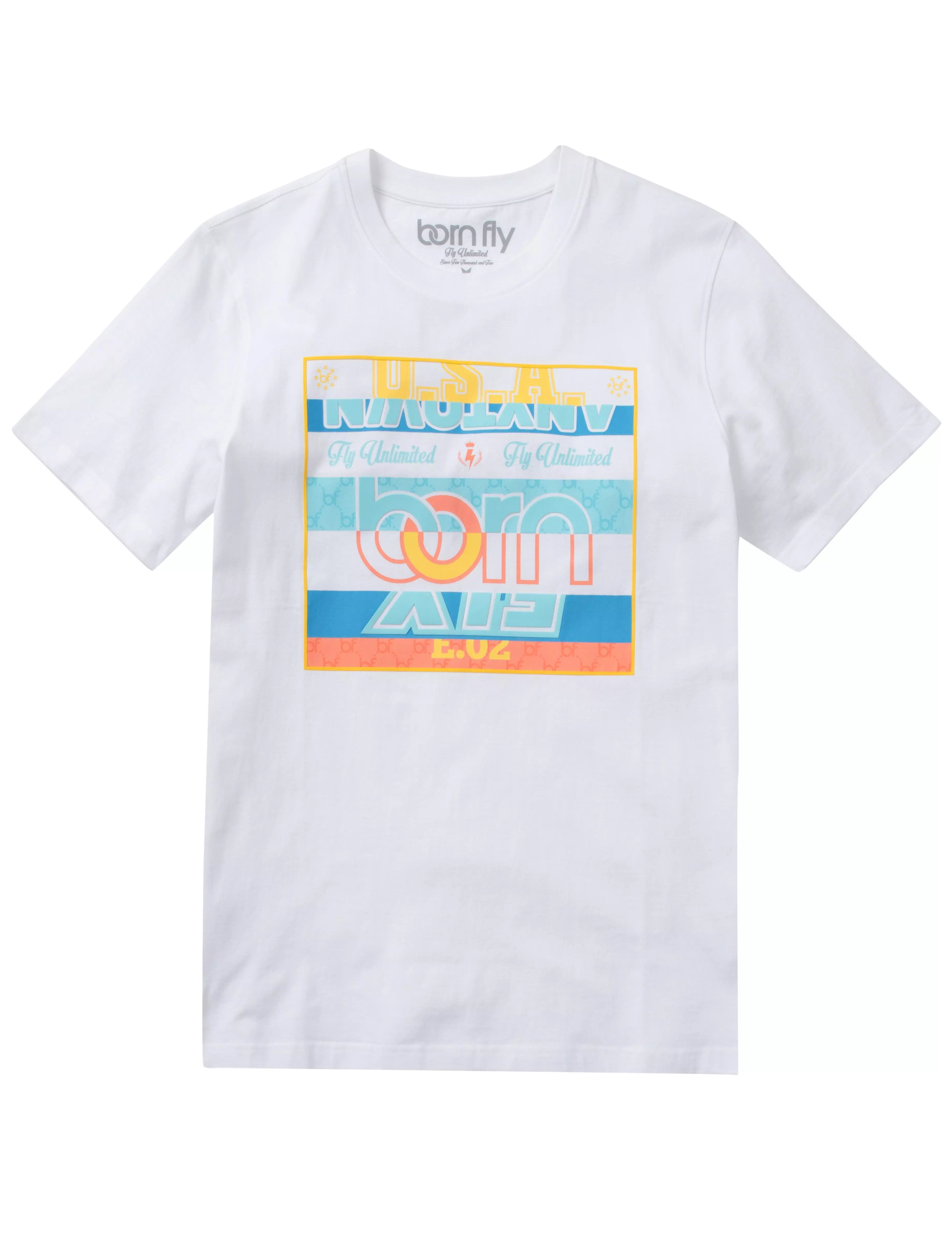 Born Fly Men's Fly Unlimited Tee - WHITE