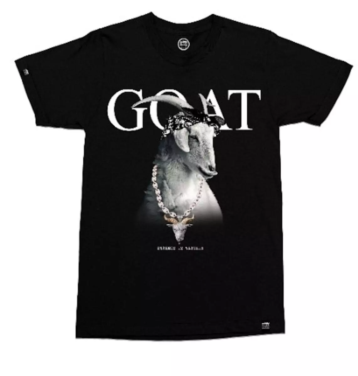 Streetz Iz Watchin Men's GOAT Tee - BLACK