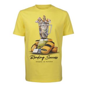 Streetz Iz Watchin Men's Blending Success Tee - Yellow