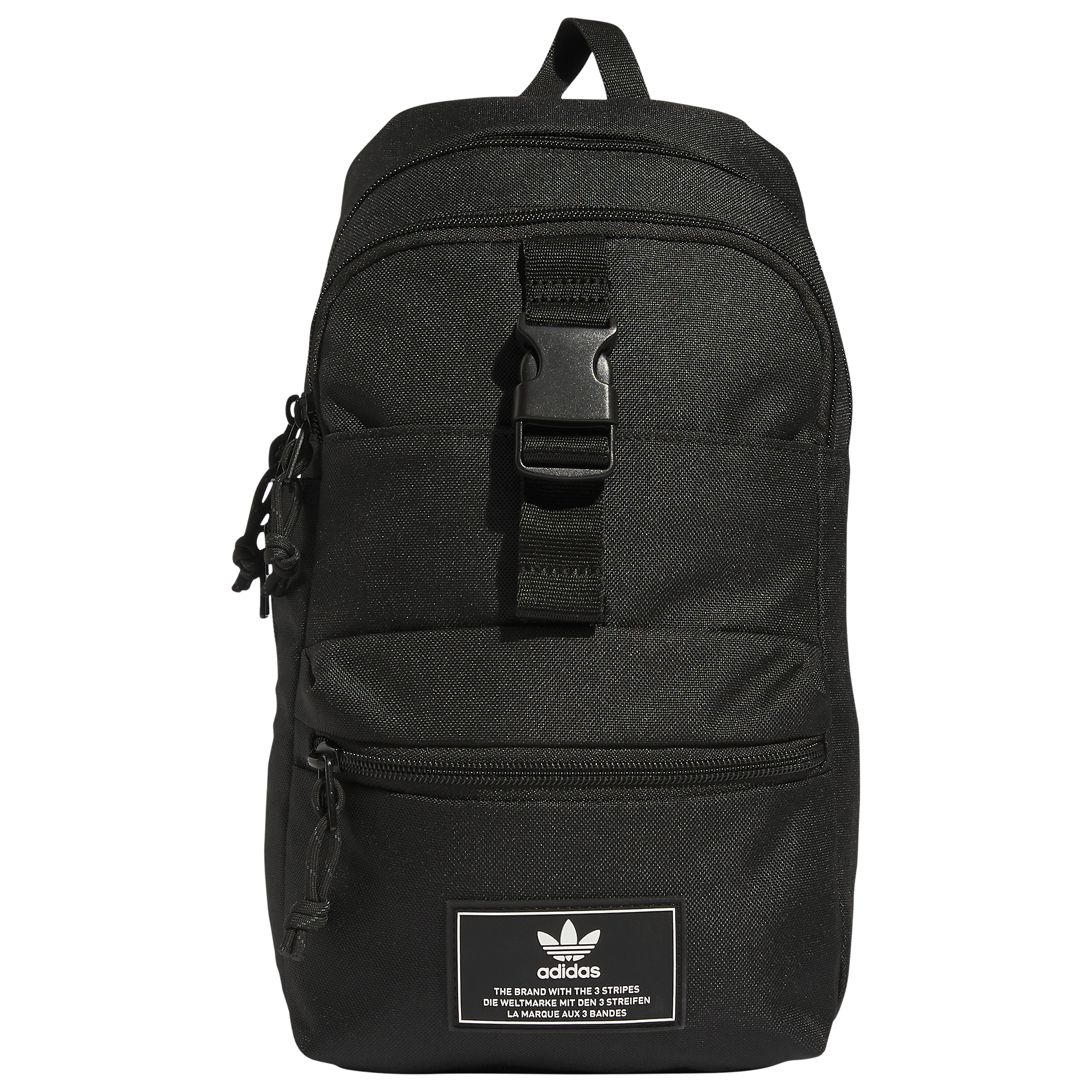 adidas National Sling Backpack - Black, Unisex Lifestyle