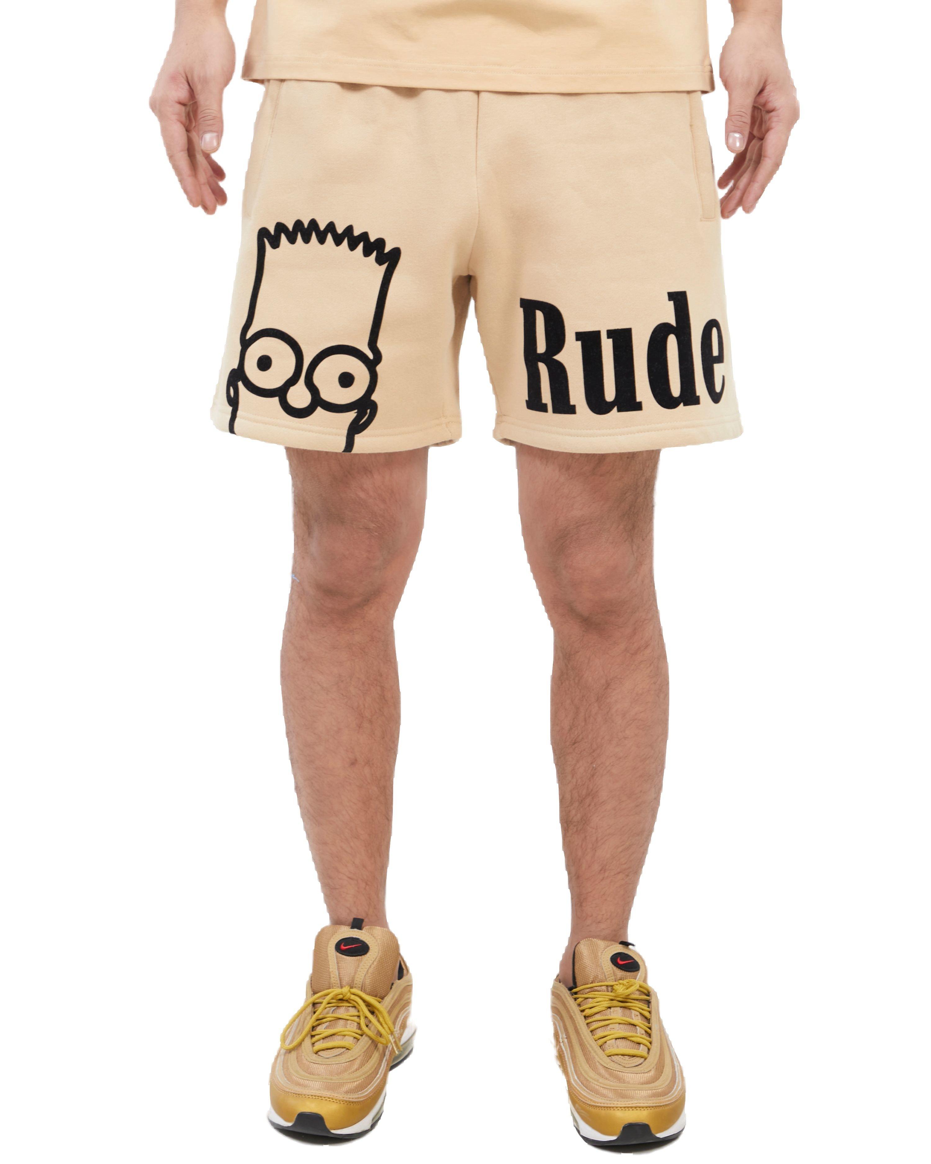 Freeze Max Men's Bart Rude Shorts - Khaki - KHAKI Thumbnail View 1