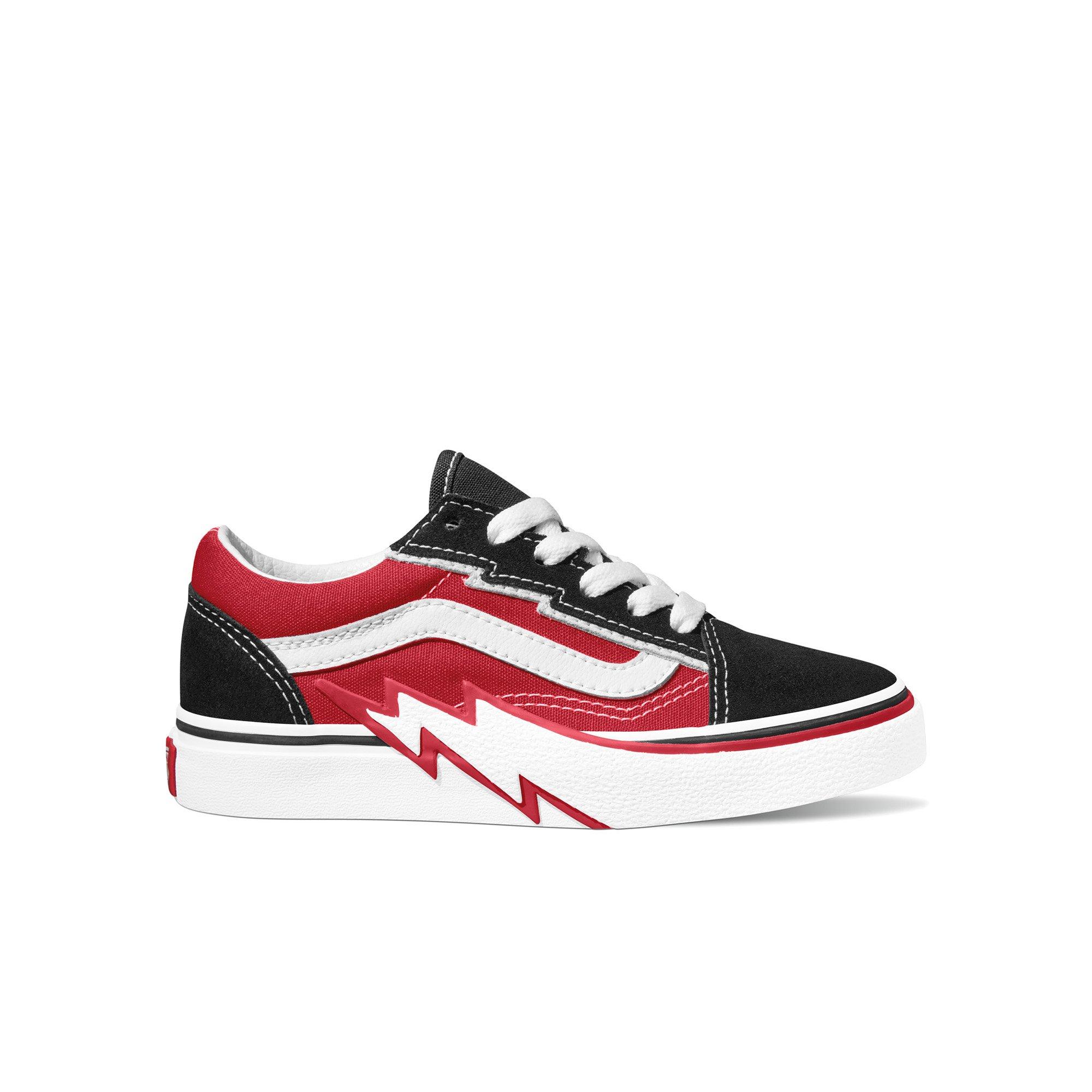 Vans boys outlet red