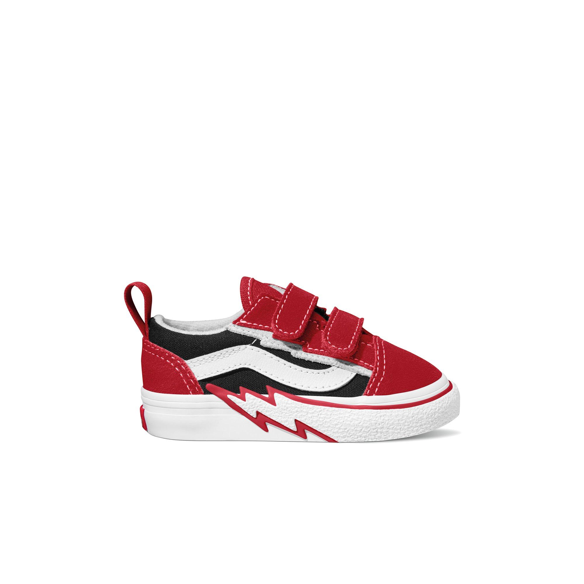 Vans Youth Old Skool Primary Checker - Red / White - New Star