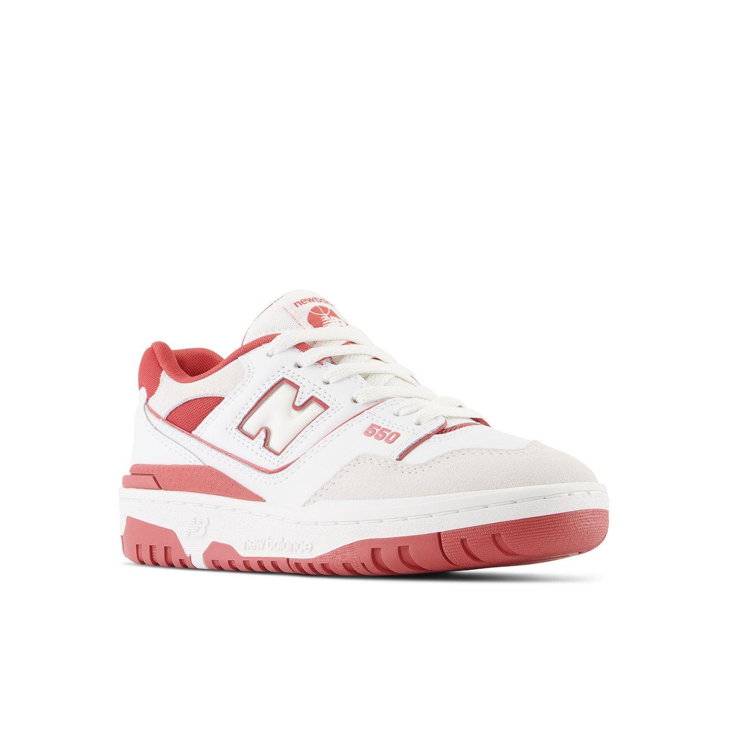 New Balance 550 Grade School Boys' "White/Red" Shoe