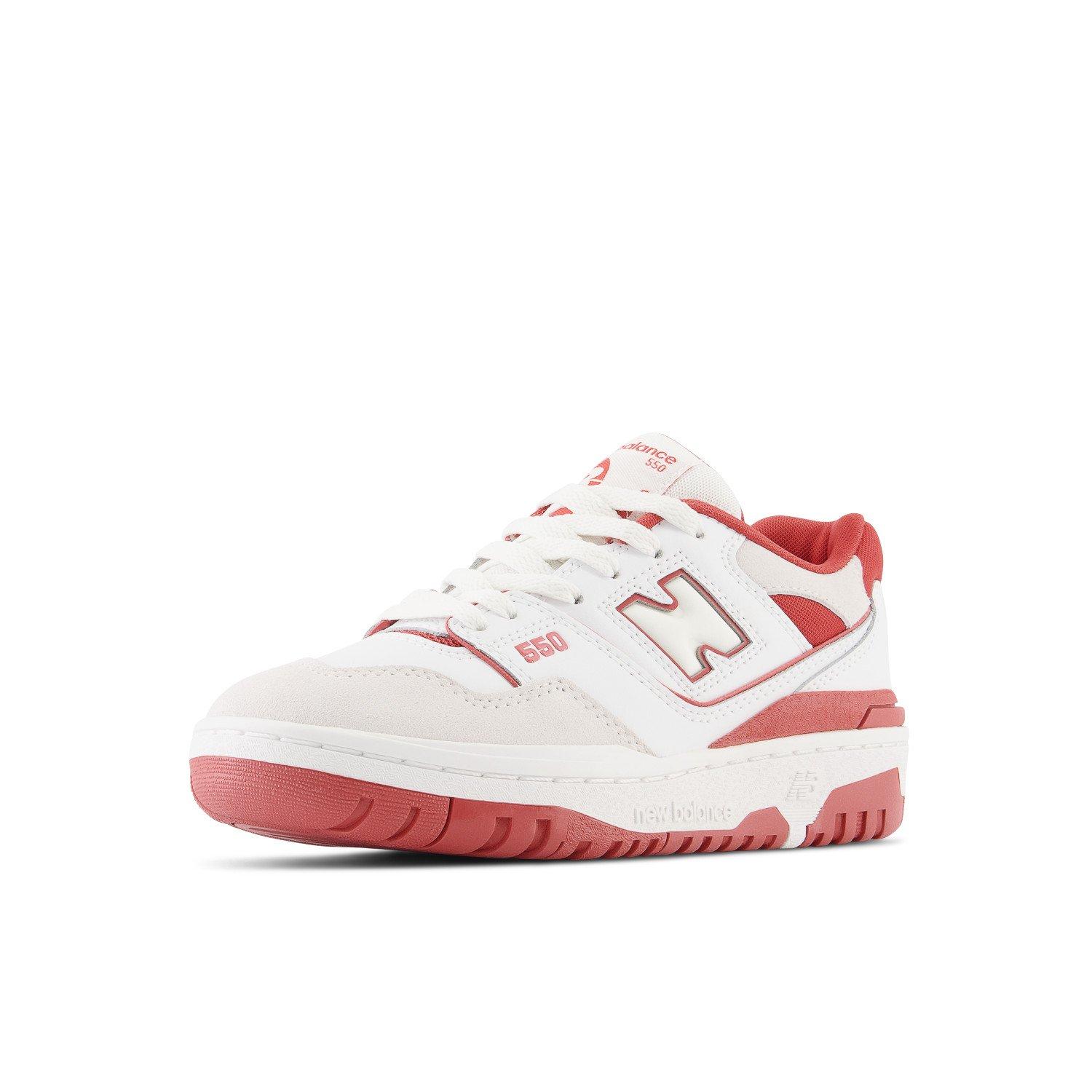 New Balance 550 Grade School Boys' "White/Red" Shoe