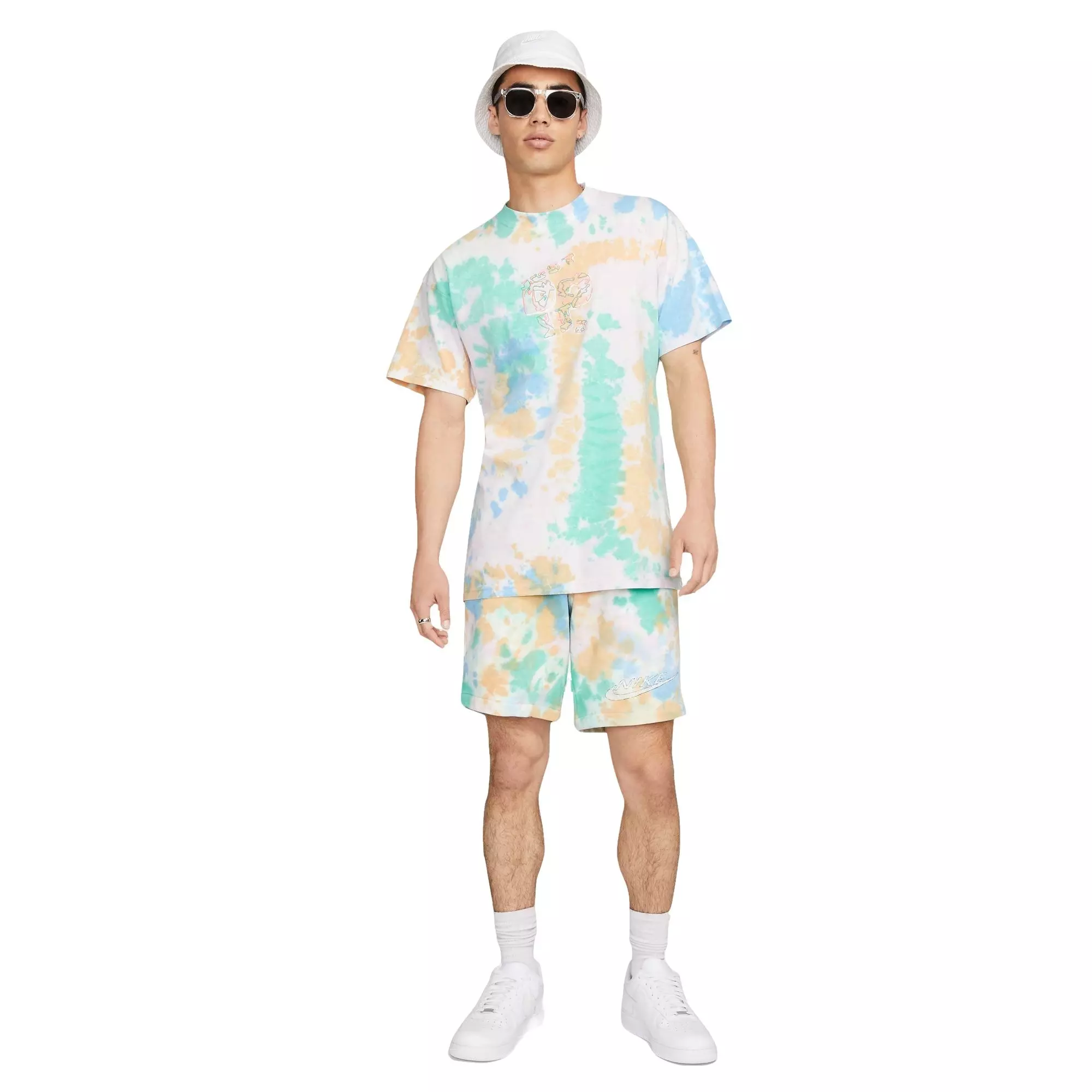 Nike Men's Gel Tie-Dye Tee - MULTI-COLOR